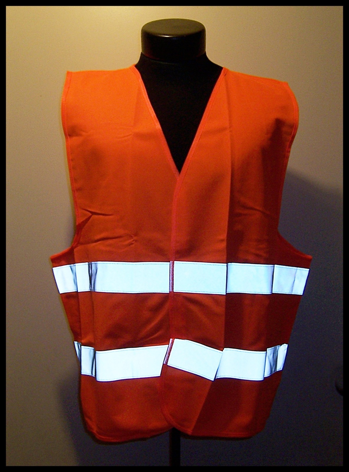 Orange Safety Vest Car Repair Biking Walking Jogging Rescue Security Visibility