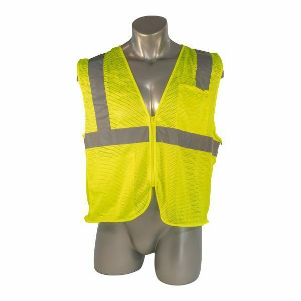 Class 2 Reflective Safety Vest – Lime size Medium