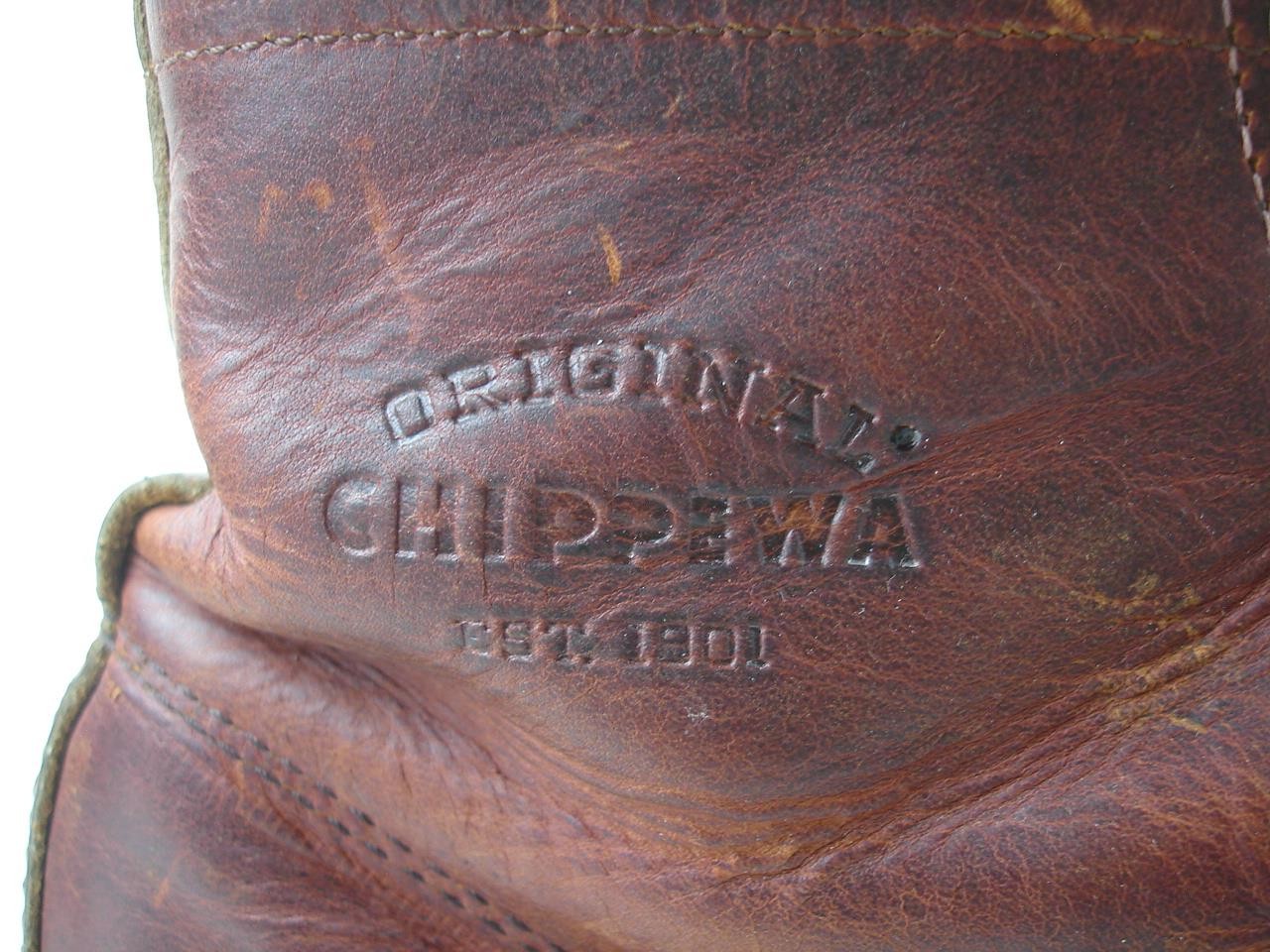 Men’s 9.5 D M Chippewa 6″ Tan Brown Renegade Service Boots Chukka Lace-Up Ankle