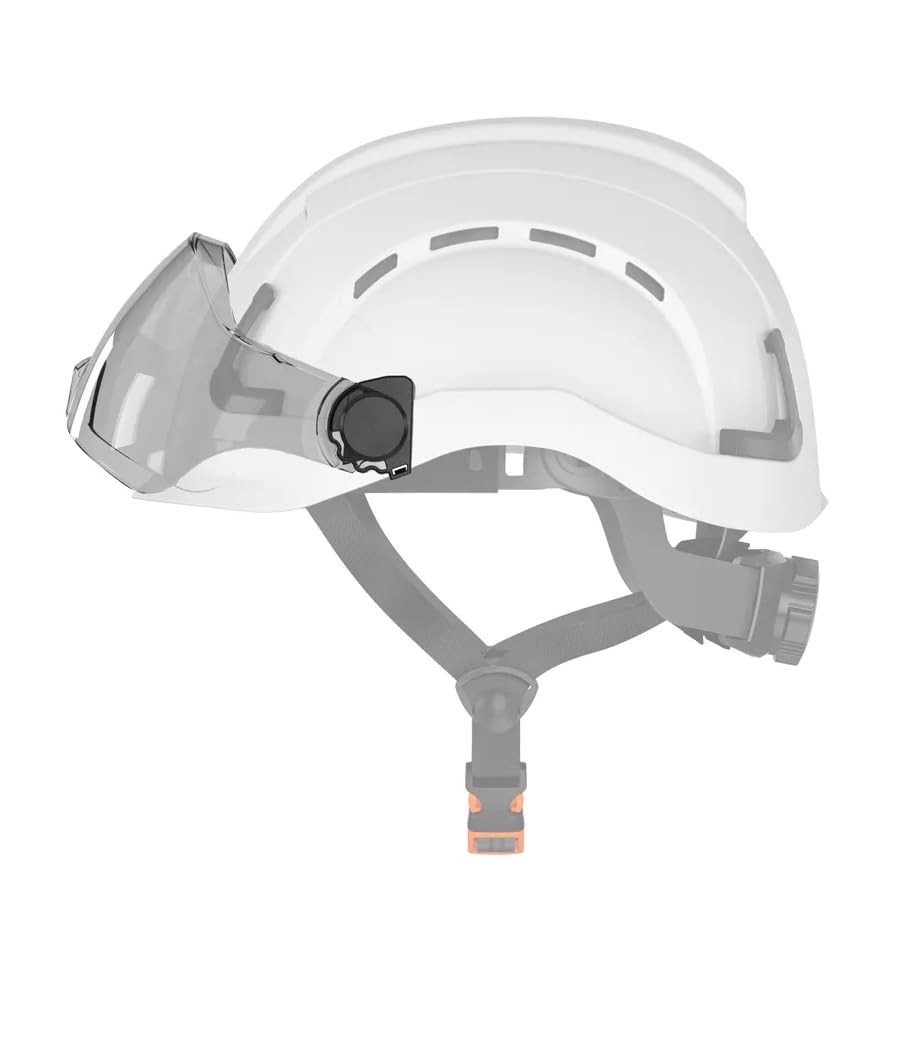 H2 Visor, ANSI Z87+ Rated, Anti-fog and Anti-Scratch Tinted/Clear Options, (T…