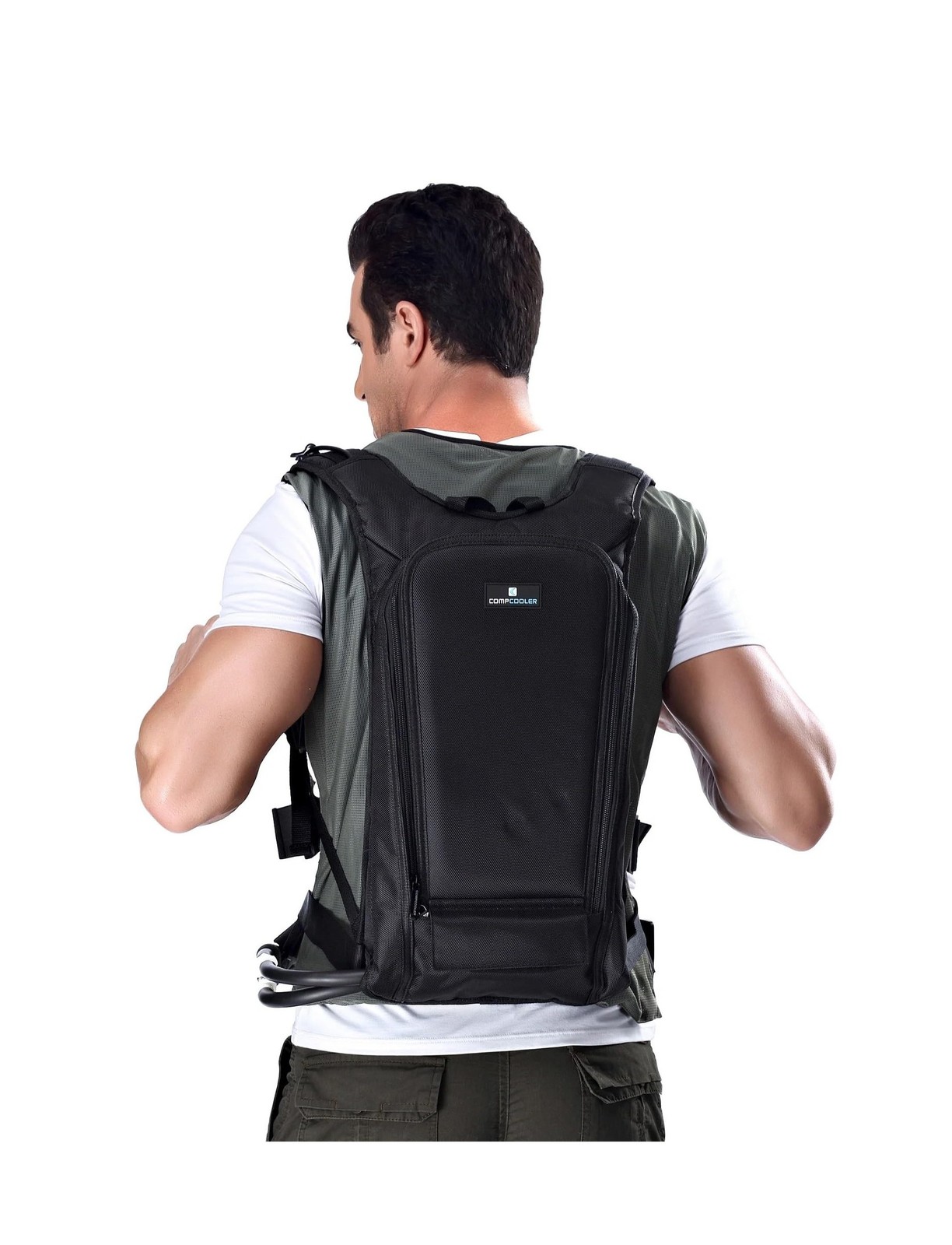 Backpack ICE Water Cooling System with Mesh Cooling Vest 3.0 Bladder Flow Con…