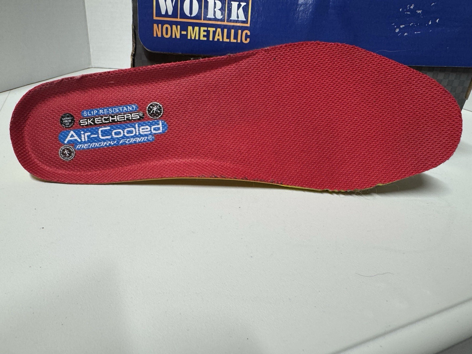Sketchers, Work Non-metallic , Women’s 9.5M, Non-leather, Black Shoes w/laces