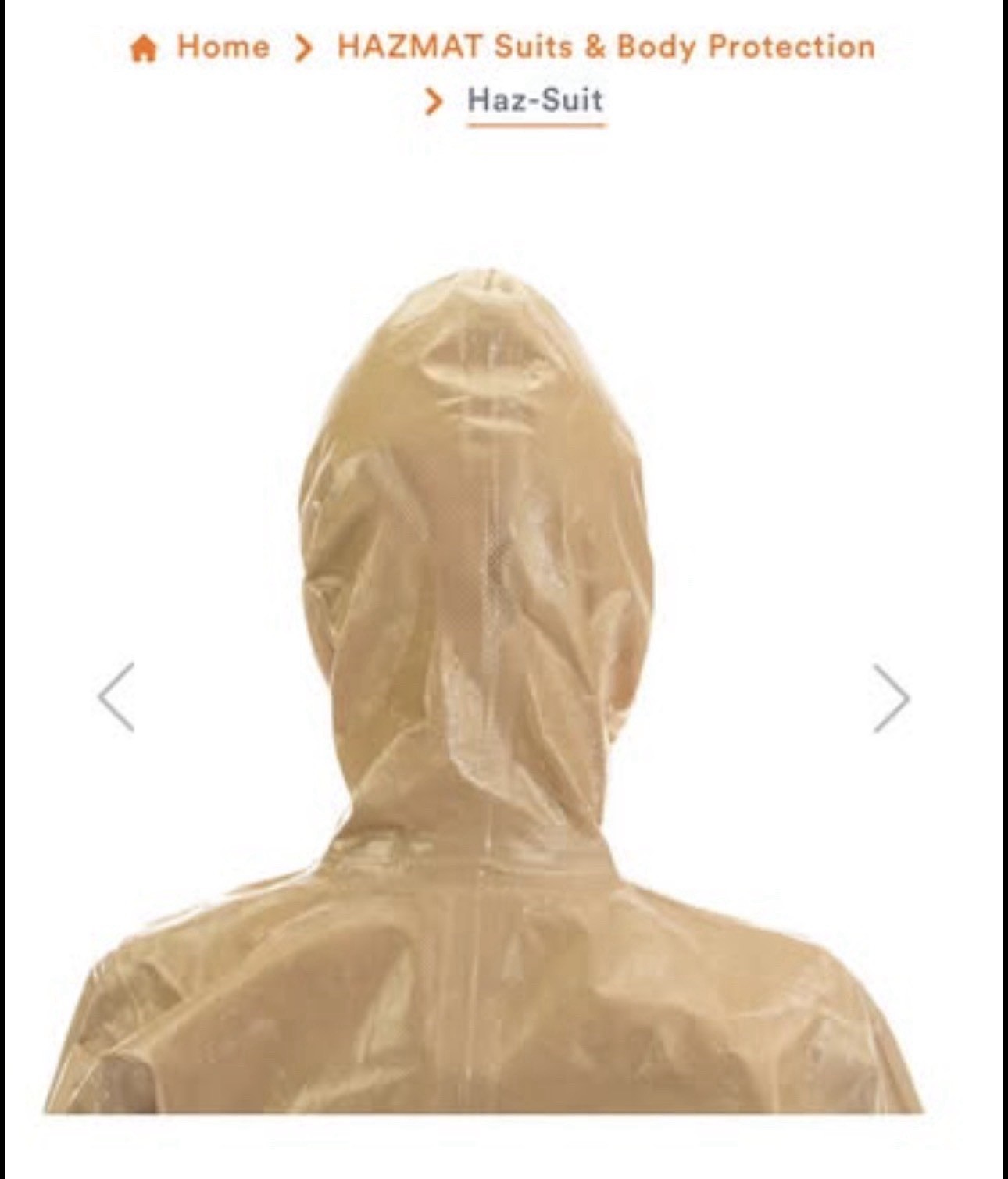 Size 2X/3X MIRA Safety HAZ-SUIT CBRN Hazard Protection Hazmat Suit ☣️ New SEALED