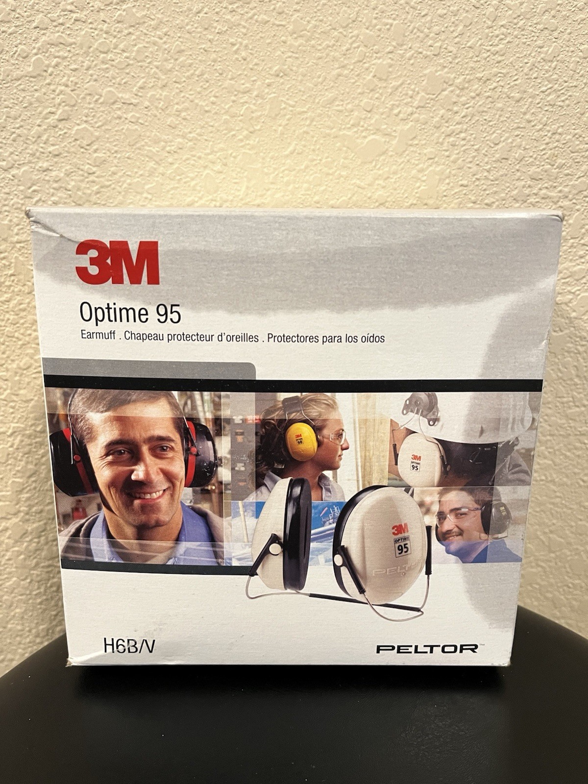 3M H6B/V PELTOR Optime 95 Cap Mount Ear Muffs Hard Hat Attachment NRR 23 SEALED