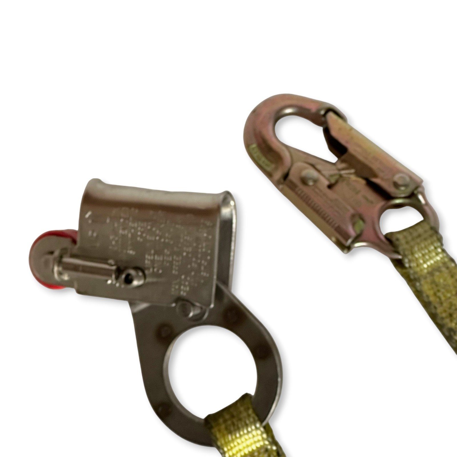 Gemtor VF505WL3 Rope Grab w/ 3’ Web Lanyard, 5155 Locking Snaphook, Fall Safety