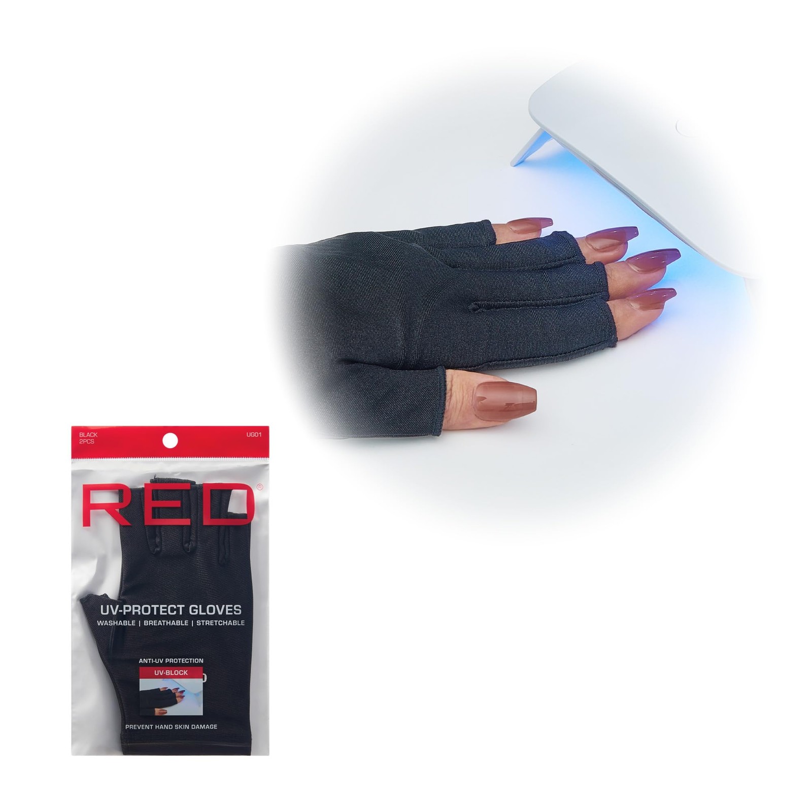 UPF 50+ UV Protection Gloves for Women & Men Fingerless Sun Gloves for Drivin…