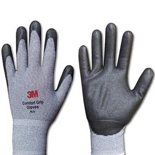 10 Pairs 3M Comfort Grip Air NBR Nitrile Foam Coated Spring Summer Work Gloves