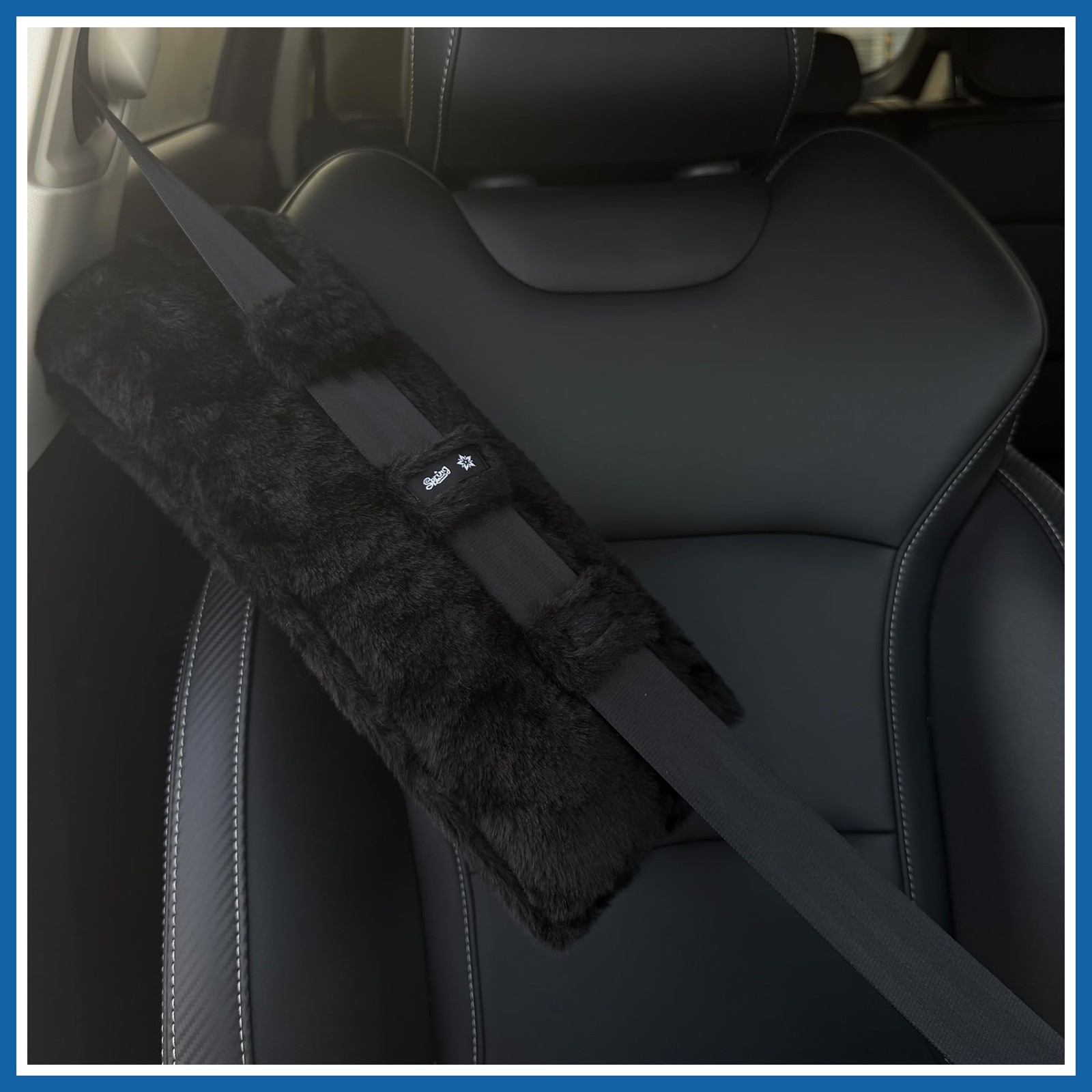 SPRING SEAON Hysterectomy Seat Belt Pillow with Pocket for Ice/Hot Packs, Flu…