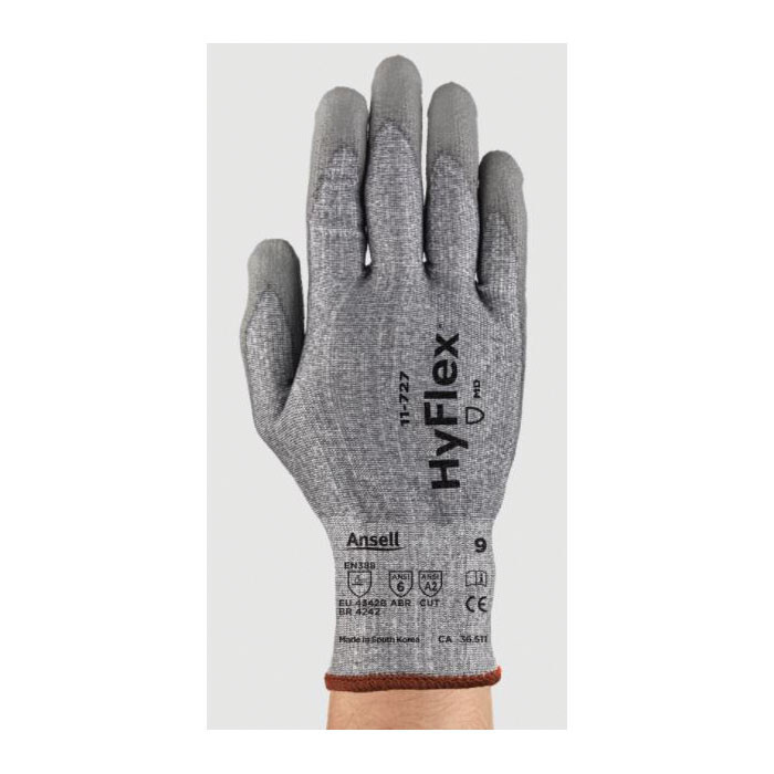 HyFlex Cut Resistant Knit Gloves Size 9 w/ Coating & Hppe-Nylon Liner 12 pack