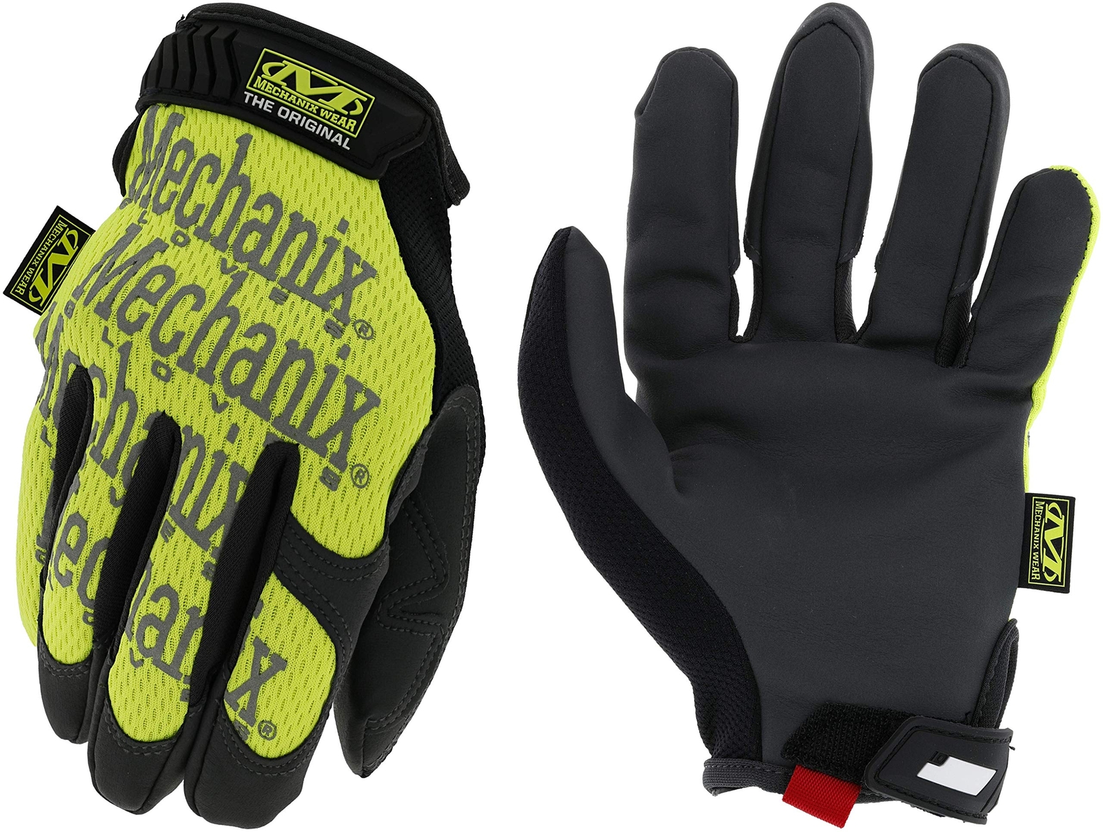 Mechanix Wear Hi-Viz Original Work Gloves Medium Fluorescent Yellow