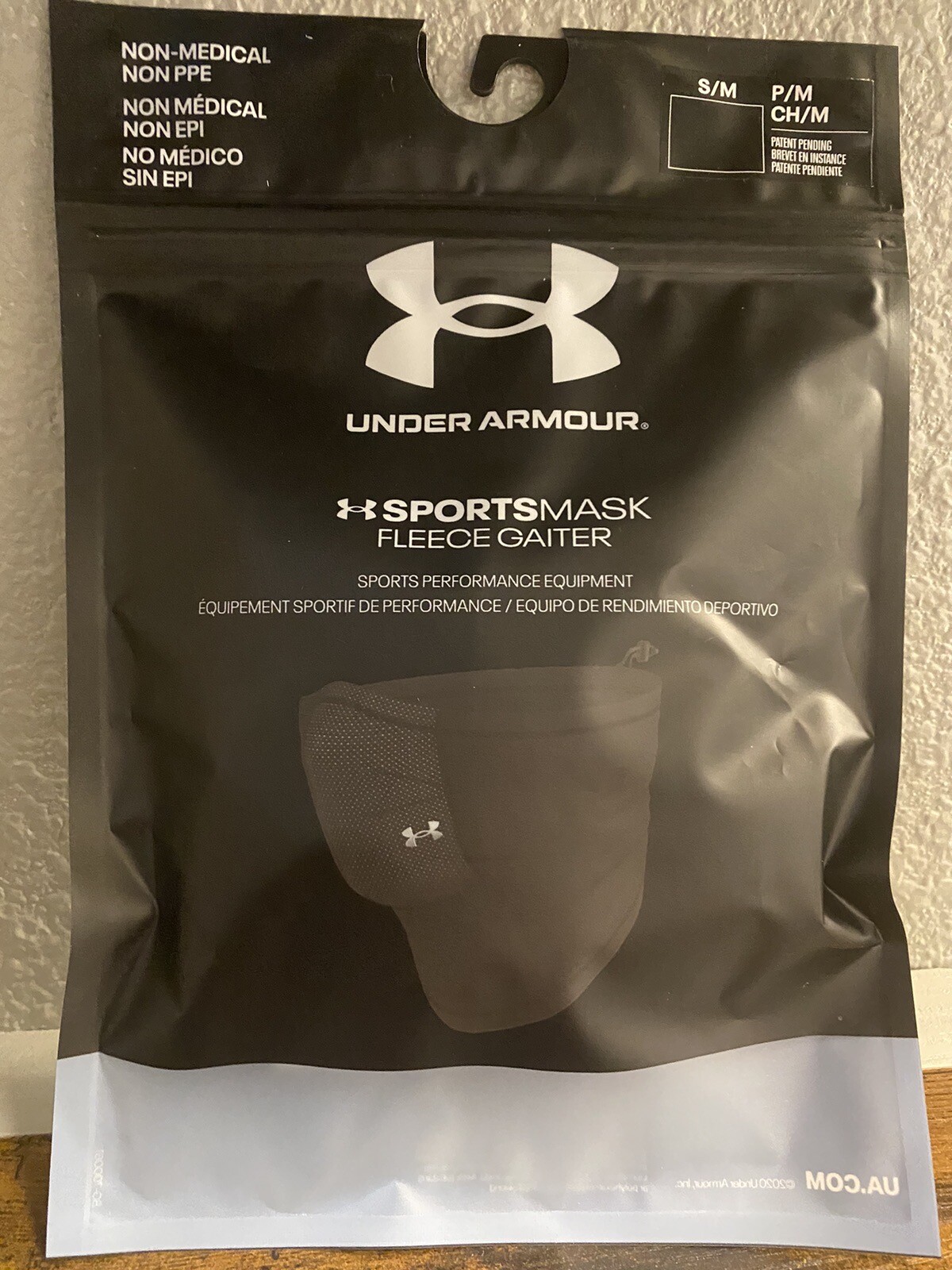 Under Armour Sportsmask Fleece Gaiter Black S/M 1369735-410 007