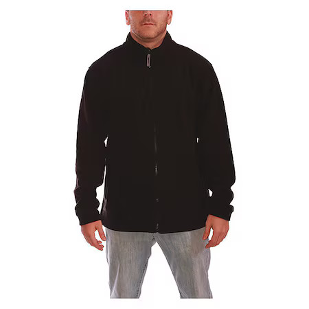 Tingley J72003 Men’s Jacket, Polyester/Nylon, Zipper, Black, 4Xl