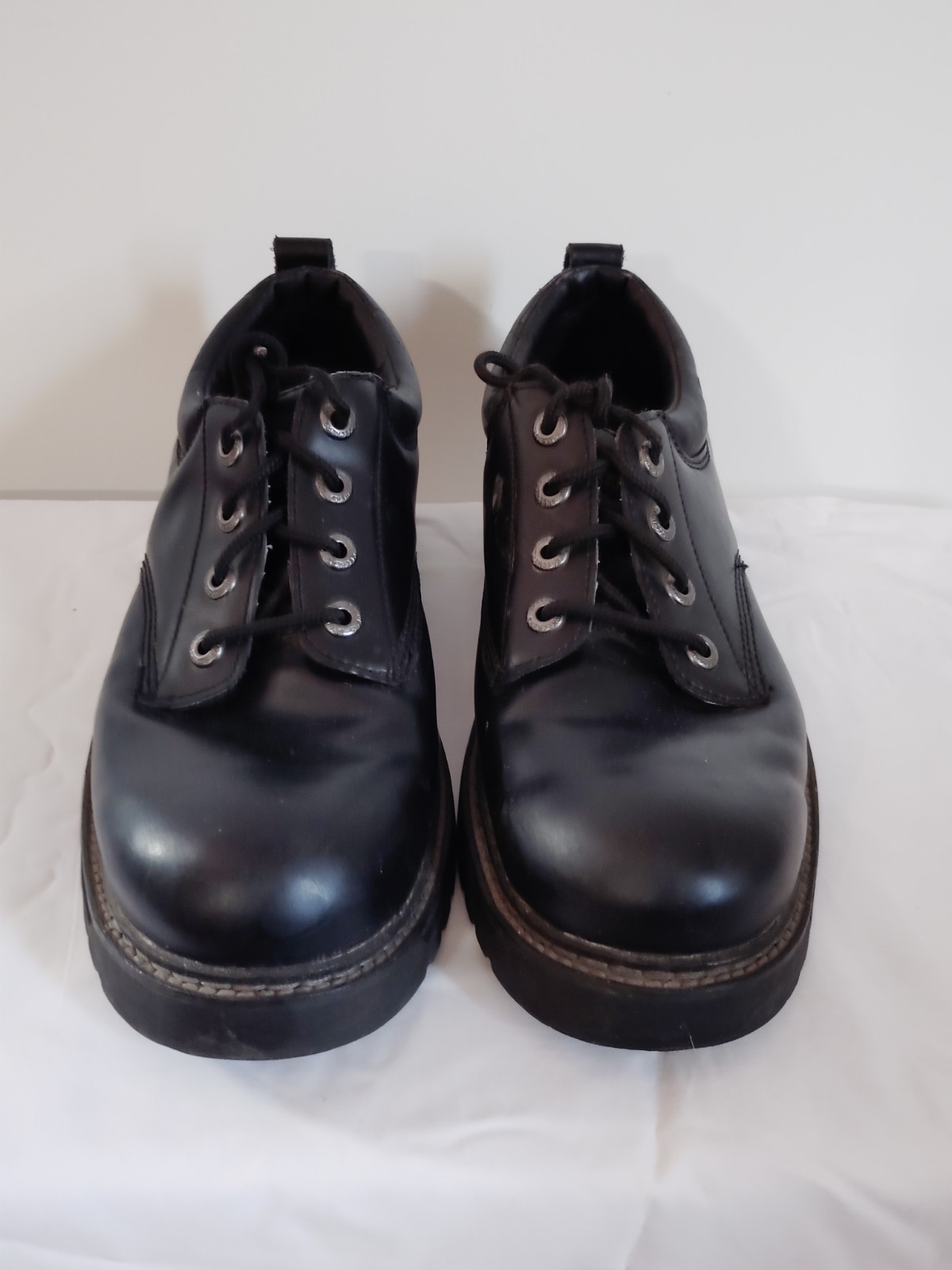 Skechers Work Cankton Slip Resist Steel Toe Shoes Black 60097 Low Top Men 11.5