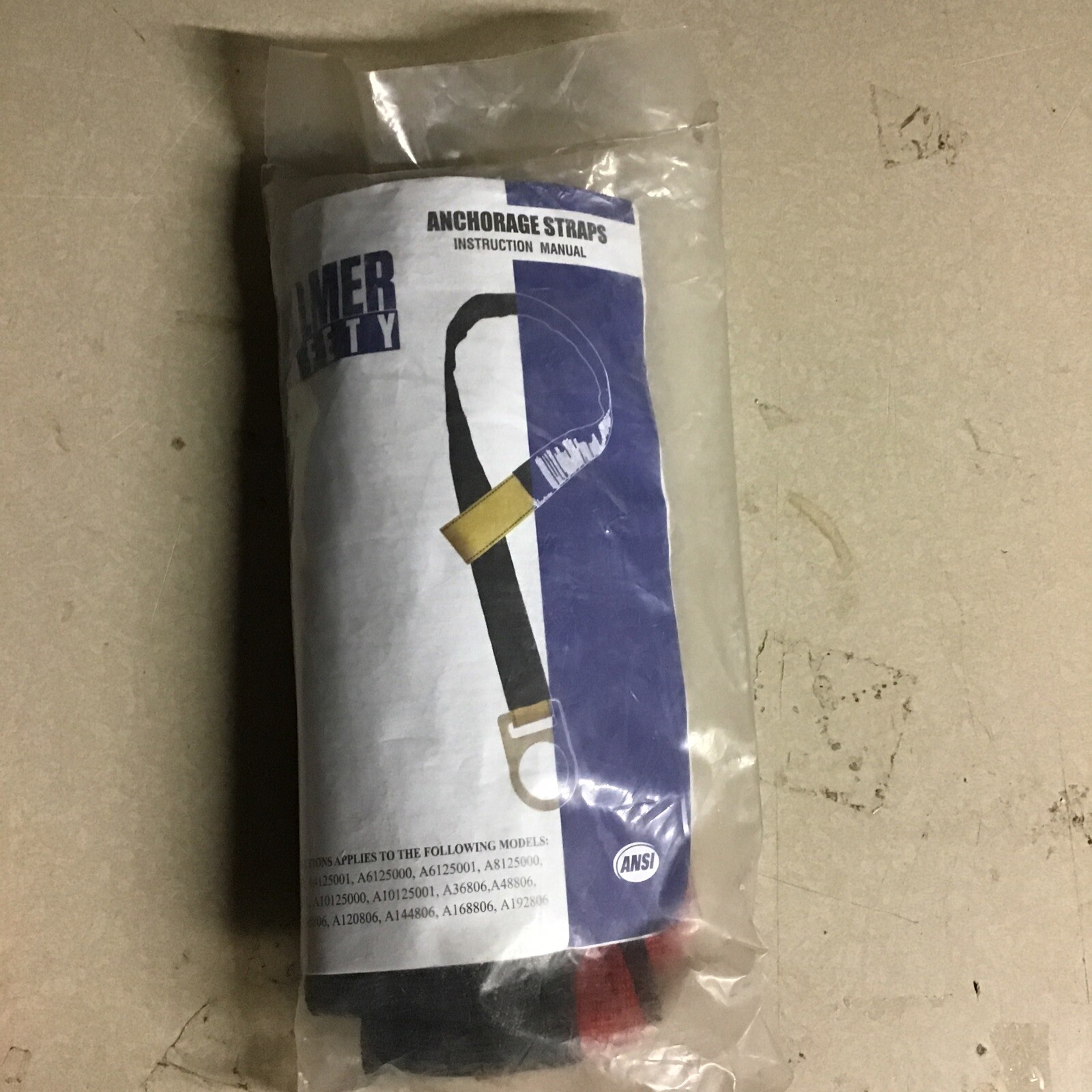 Lot of Two Palmer Safety A612500 6′ Anchor Straps