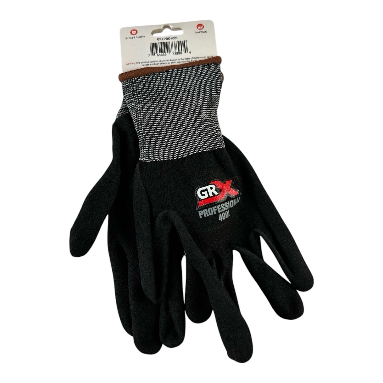 GRX Professional Series 400 Breathable Nitrile Work Glove GRXPRO400L Size: Large