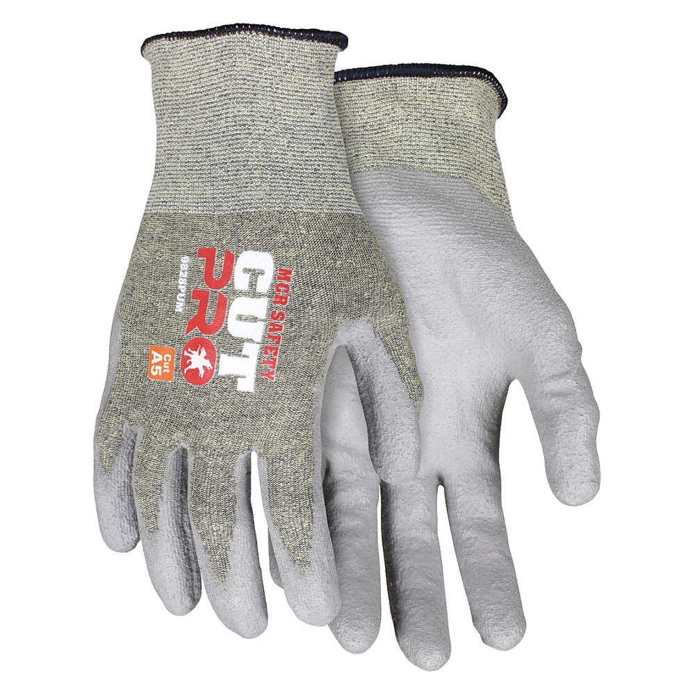MCR SAFETY 9828PUM Cut-Resistant Gloves,M Glove Size,PK12 55VU02
