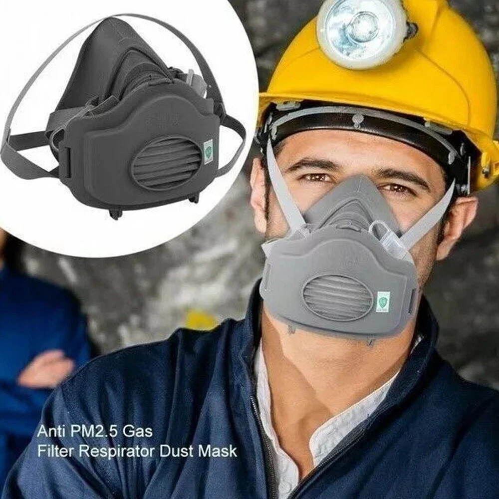 Premium Dust Respirator Mask with 20Replaceable Filters for Industrial Protect