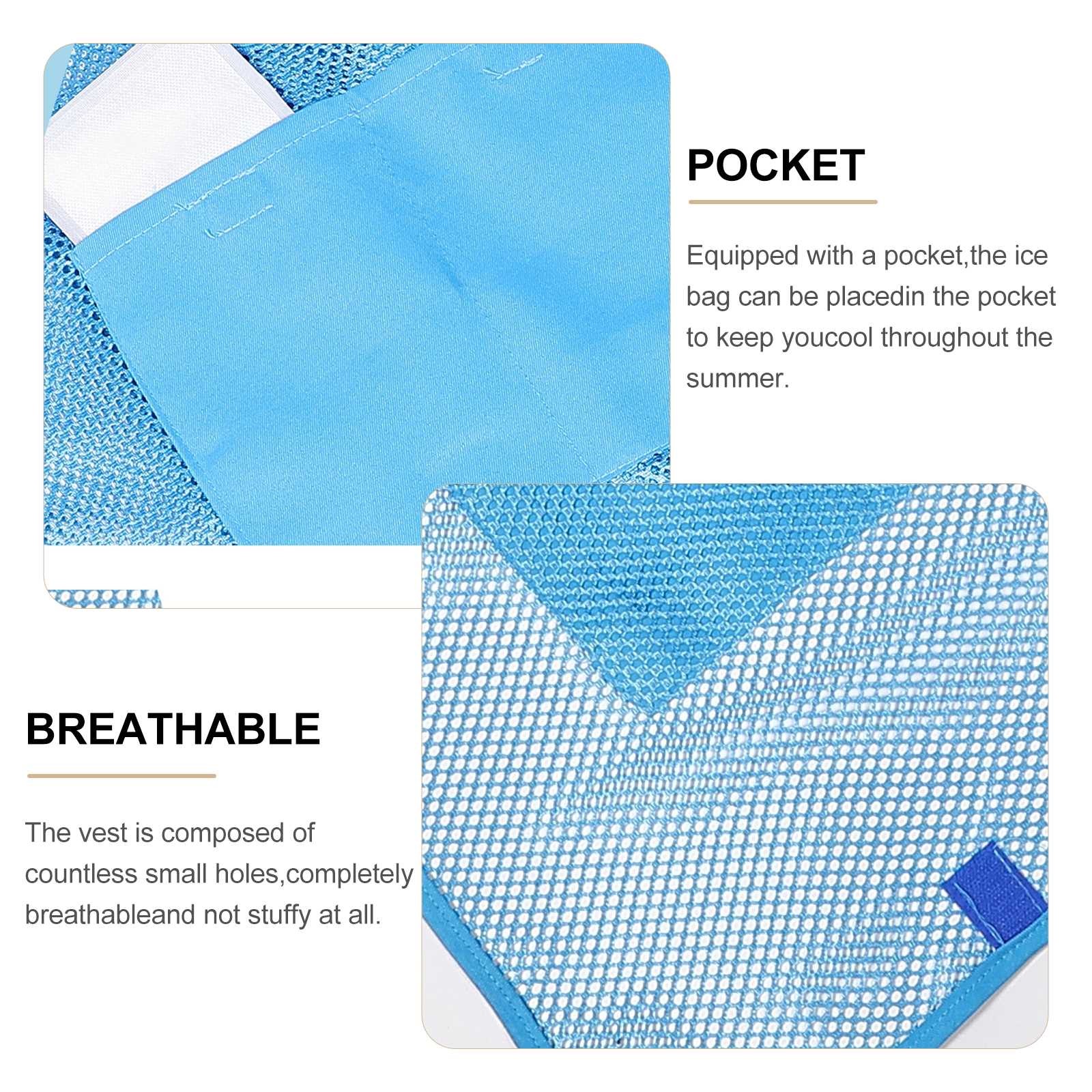 1 Set Cooling Waistcoat Cooling Vest Ice Vest Cooling Vest For Men for Male