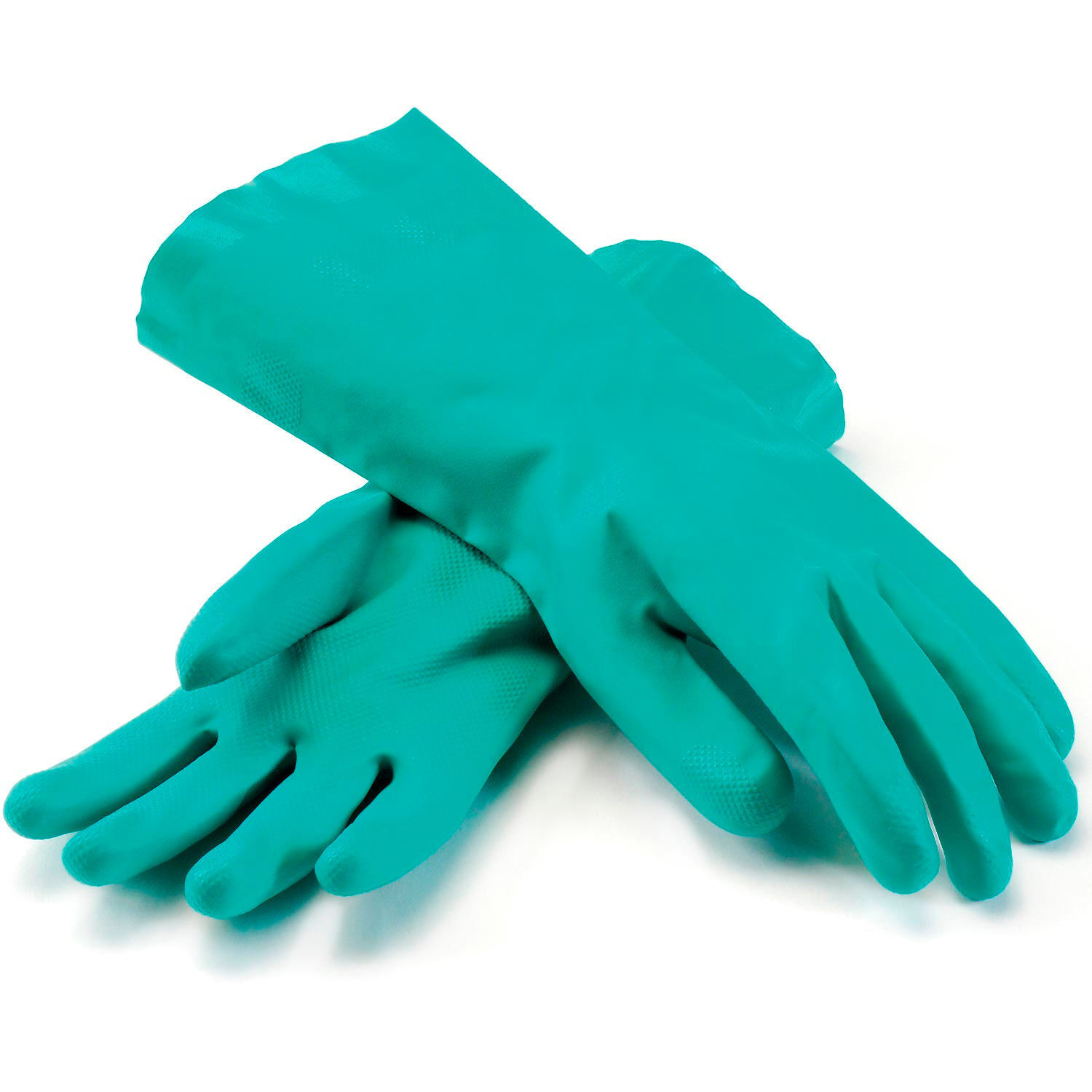 Unlined Unsupported Nitrile Gloves 15 Mil Green L 1 Pair Lot of 12