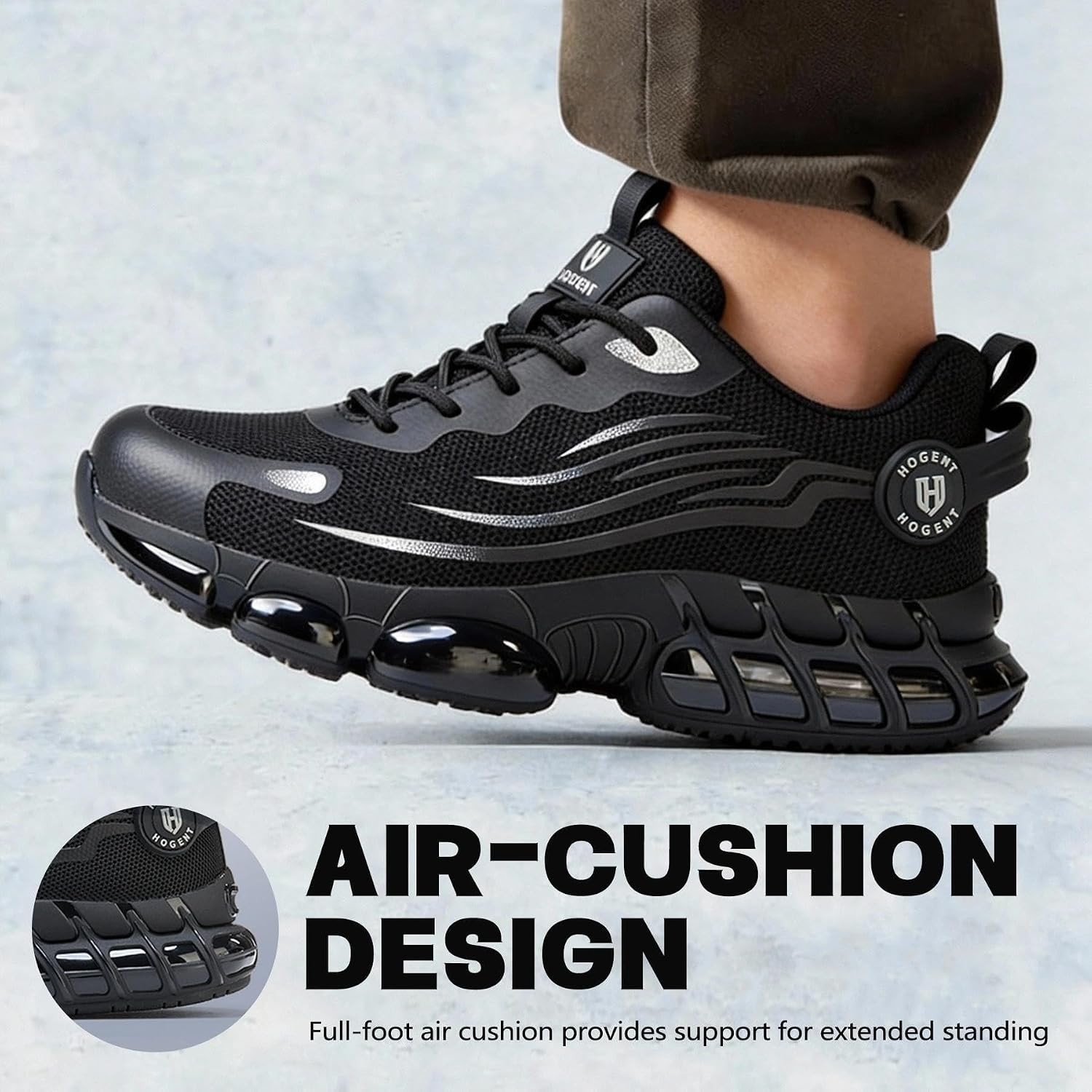 Steel Toe Work Shoes Men Women Ultra Lightweight Premium Comfort Steel Toe