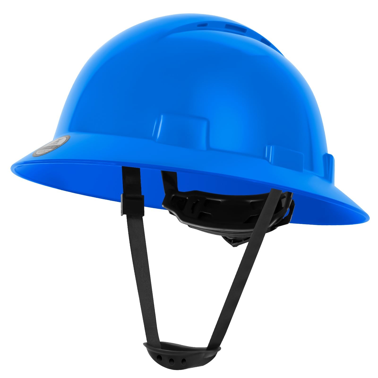 Zeluga 15-438 HDPE Full Brim Hard Hat, Construction Safety One Size, Blue