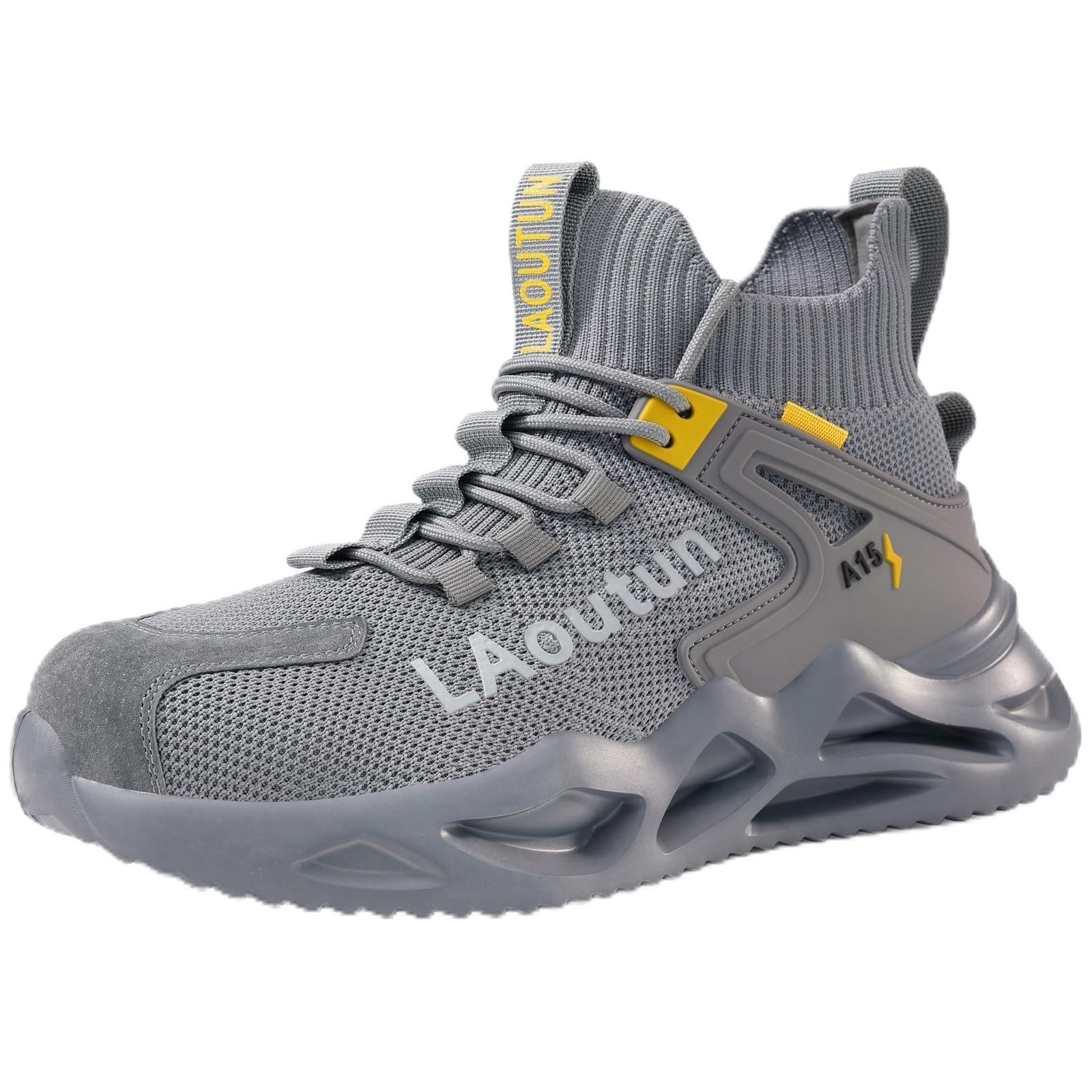 Steel Toe Shoes for Men Lightweight Comfortable Safety Shoes with Puncture Re…