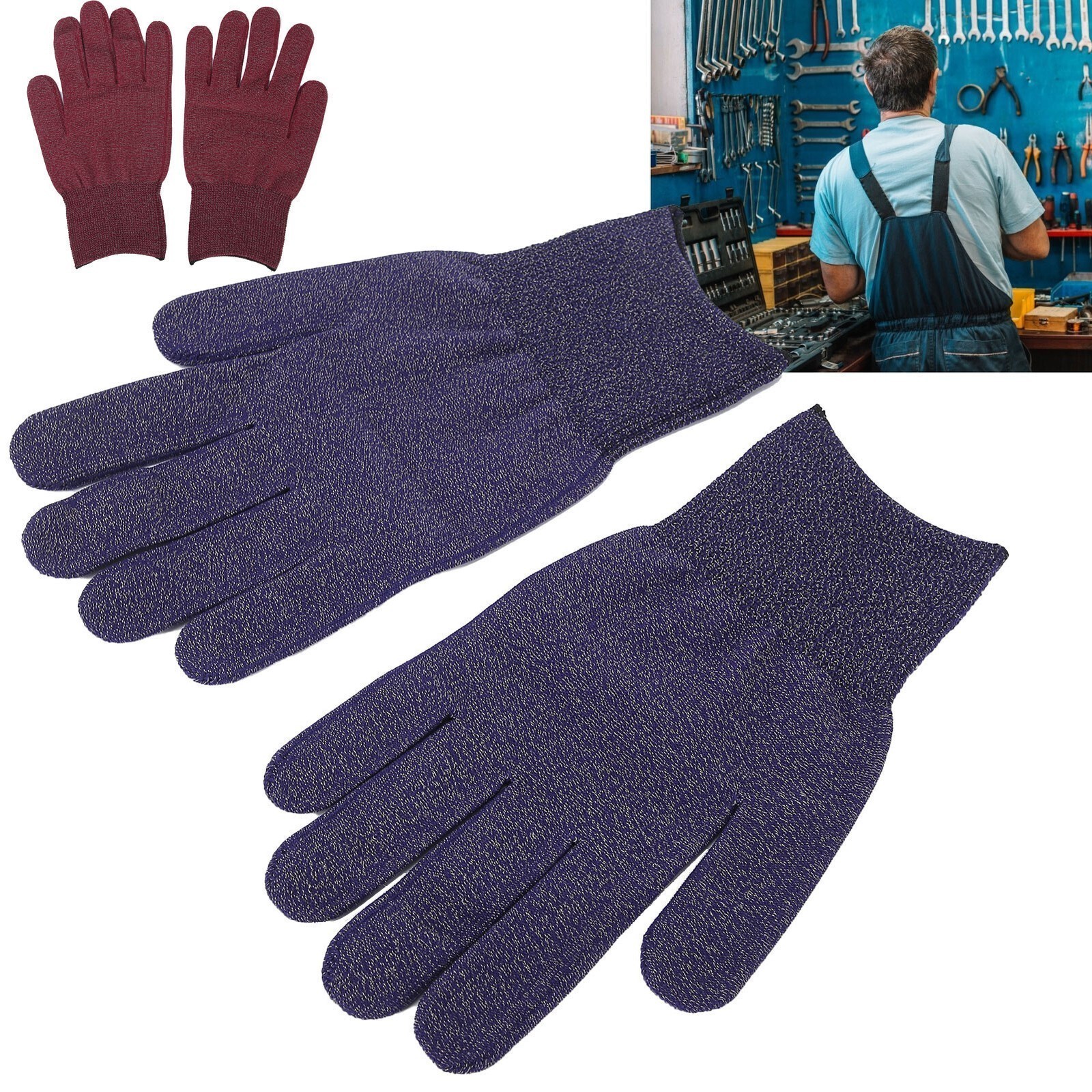 Professional Silver Conductive Anti Static Work Protective