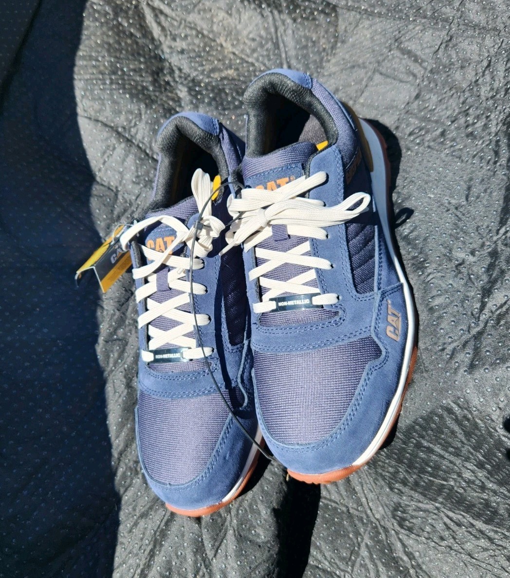 CAT Caterpillar Mens 10 Work Shoes Sneakers Safety Venward Composite Toe P91482