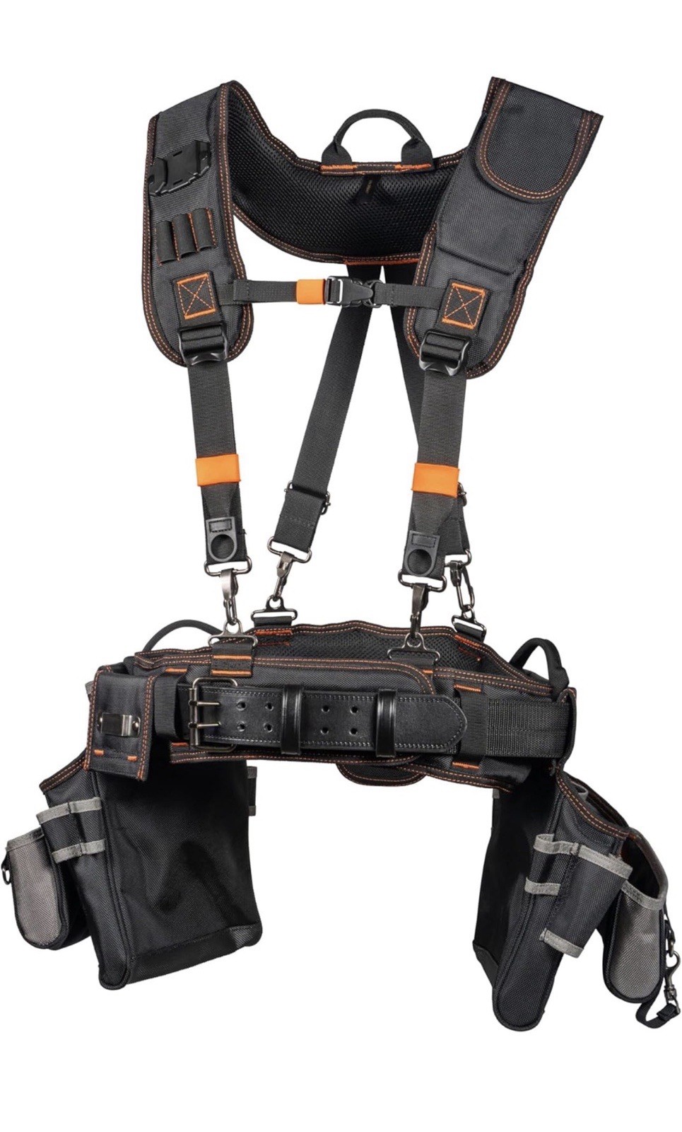 Klein Tools 55896 Tool Rig with Suspenders, 23 Pockets