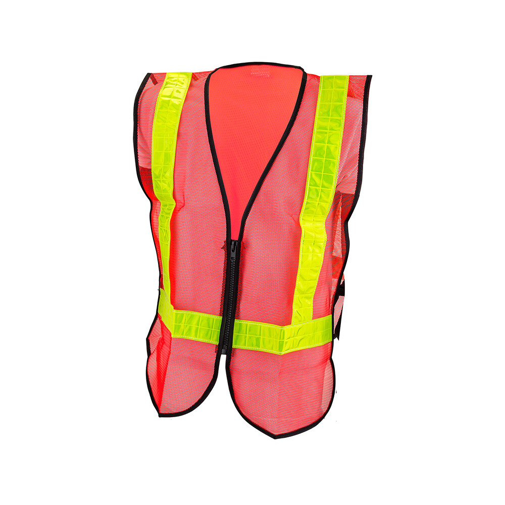 Sunlite Deluxe Reflective Vest SAFETY ORANGE Cycling Hiking Run Hunt Camp Sport