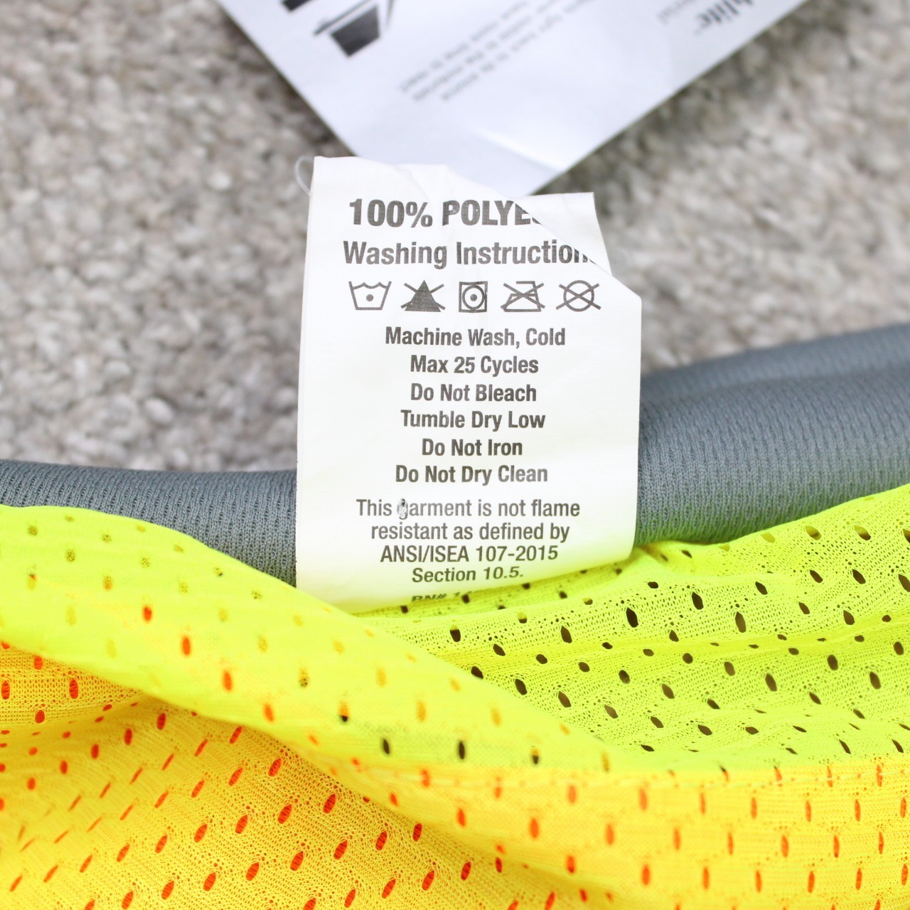 Radians Safety Vest NWT Mens 5XL Yellow Class 3 Roadway 3M Reflective SV55-3ZGD