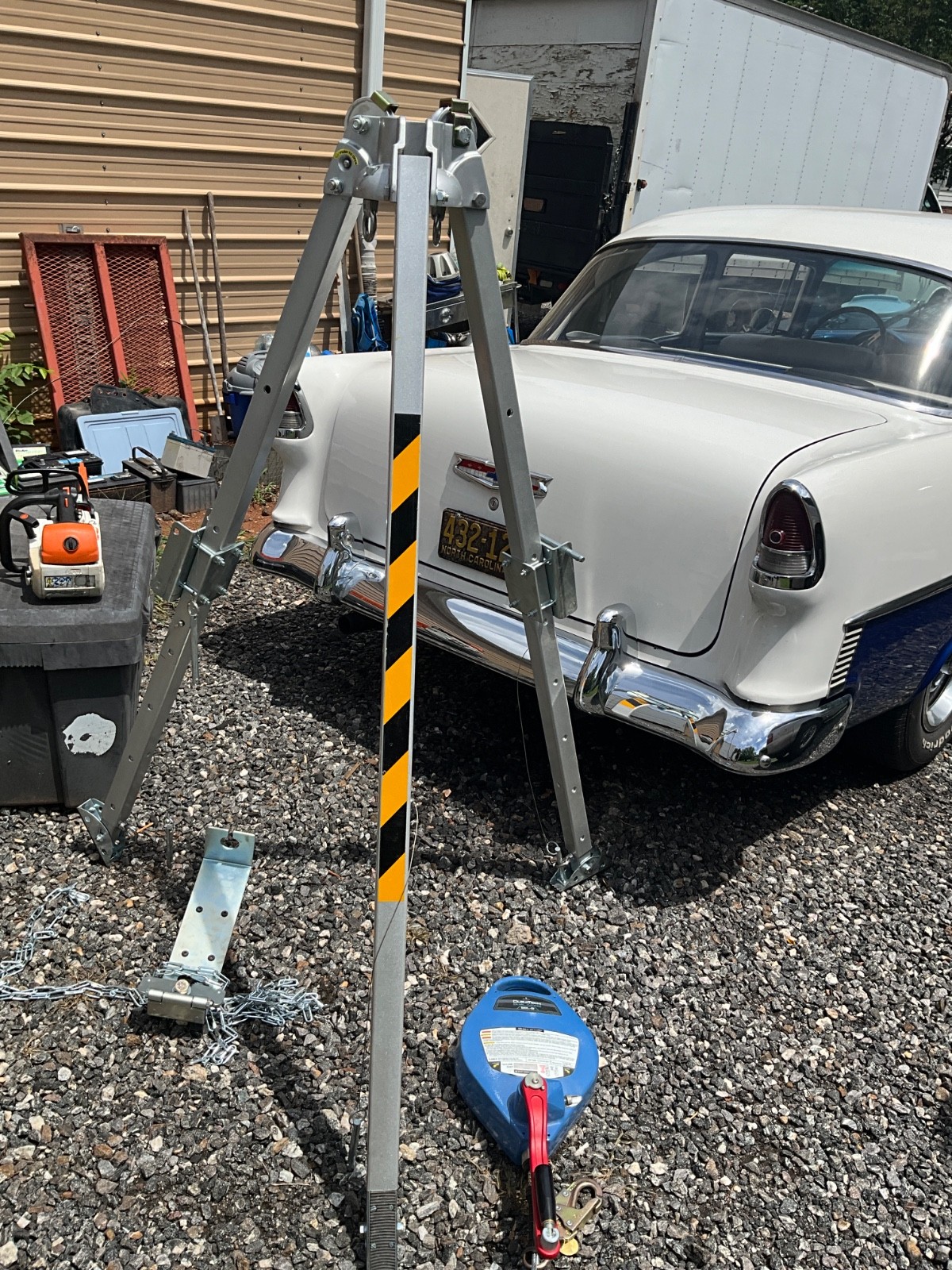 FallTech 7507 Confined Space Trip- Tripod Kit with 7276 Tripod, 8ft duratech SRL