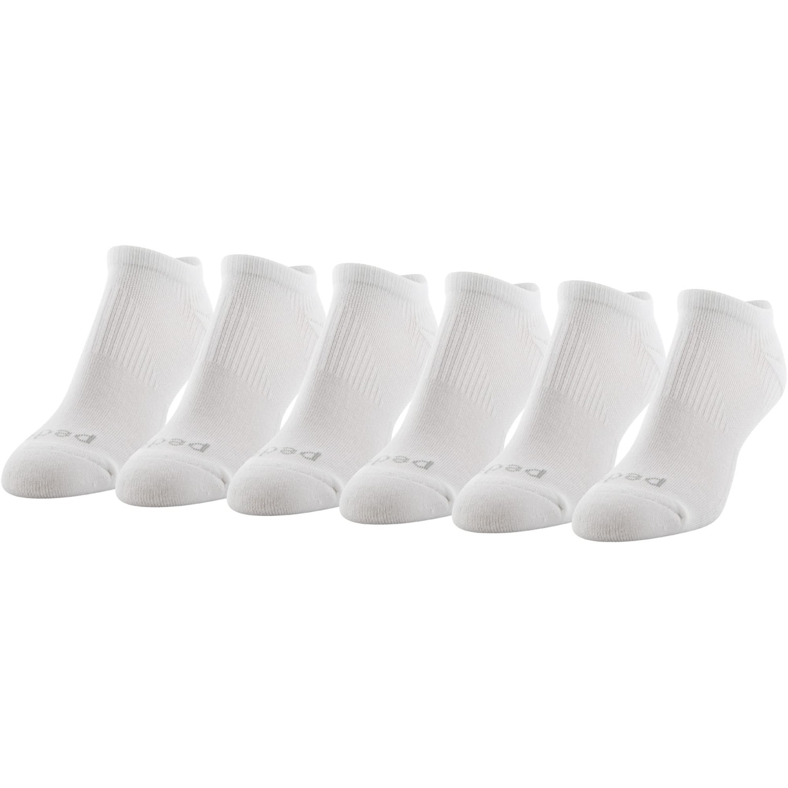 Peds Women’s Moisture Wicking Low Cut Socks with X-Wrap Arch Support One Size 6