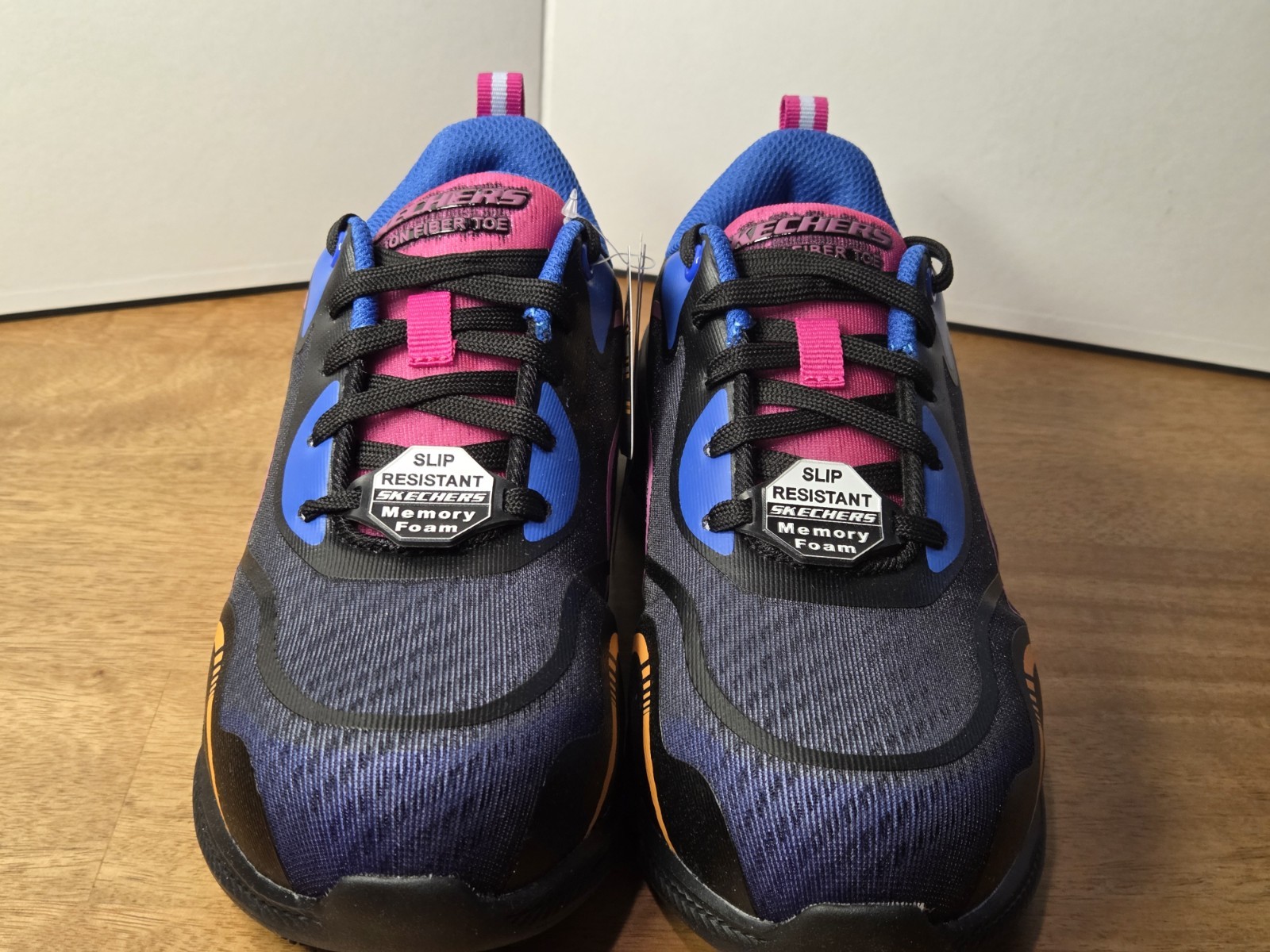 Sketchers Work Cabrix Safety Toe Shoes Women’s 5.5 Slip Resistant EH Carbon…