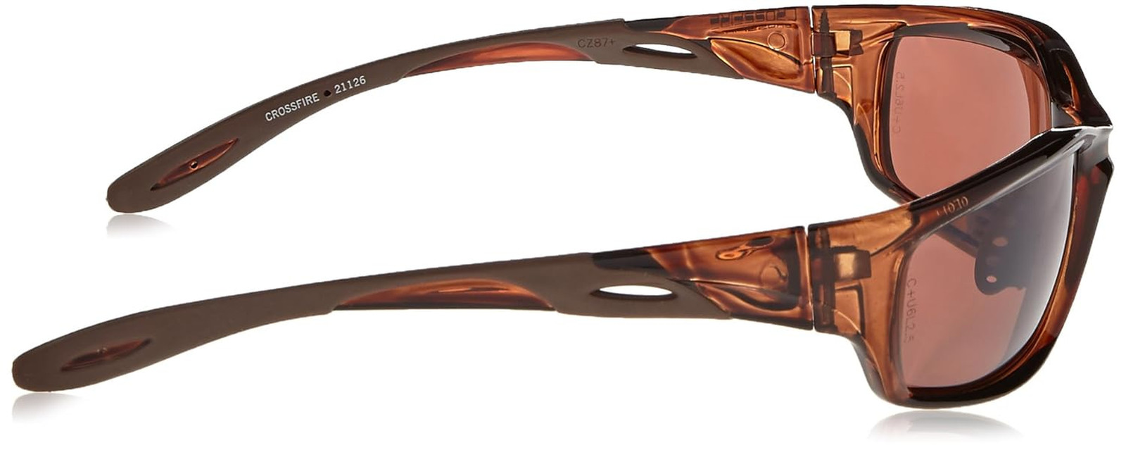 21126 Infinity Premium Safety Glasses, HD Brown Polarized Lens – Crystal Brown F