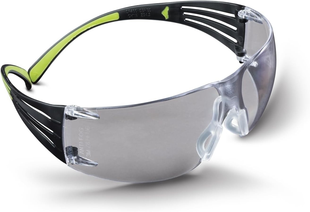 Sport SecureFit Clear Safety Glasses with UV Protection – Lightweight & Durable