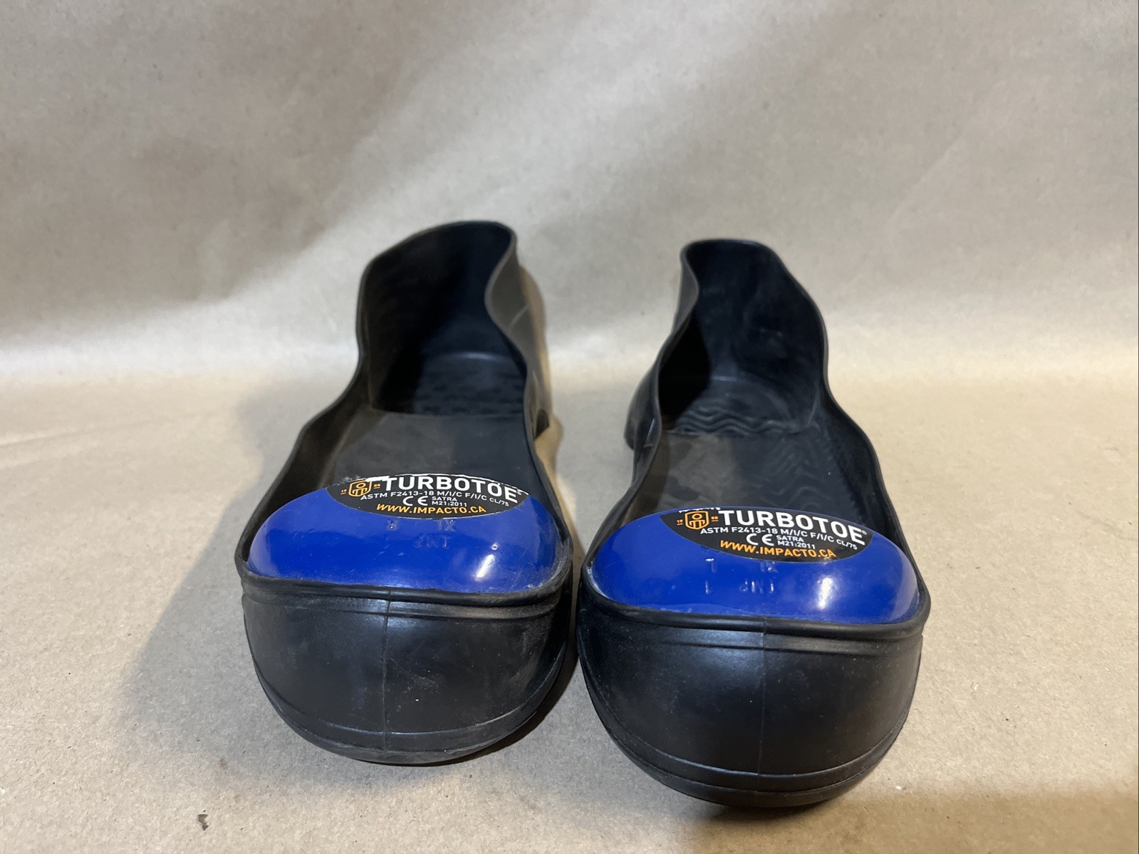 Impacto Turbo Toes Blue Steel Toe ASTM F2413-18 XL-L1 XL-R1