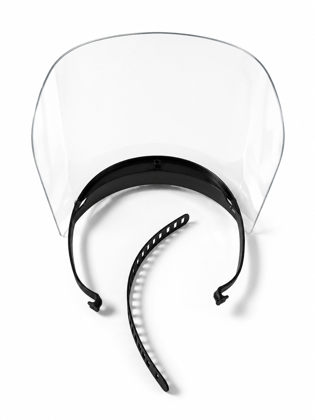 Reusable Face Shield Clear Full Face Safety Visor Adjustable Ratchet Headgear