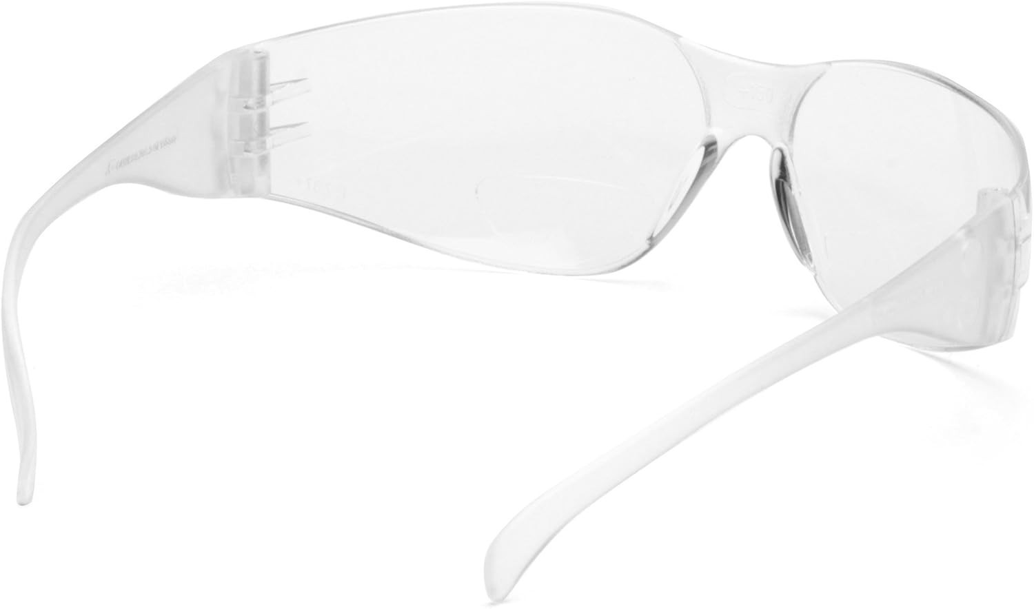 Gafas de lectura bifocales Safety Intruder con montura transparente y lente tran