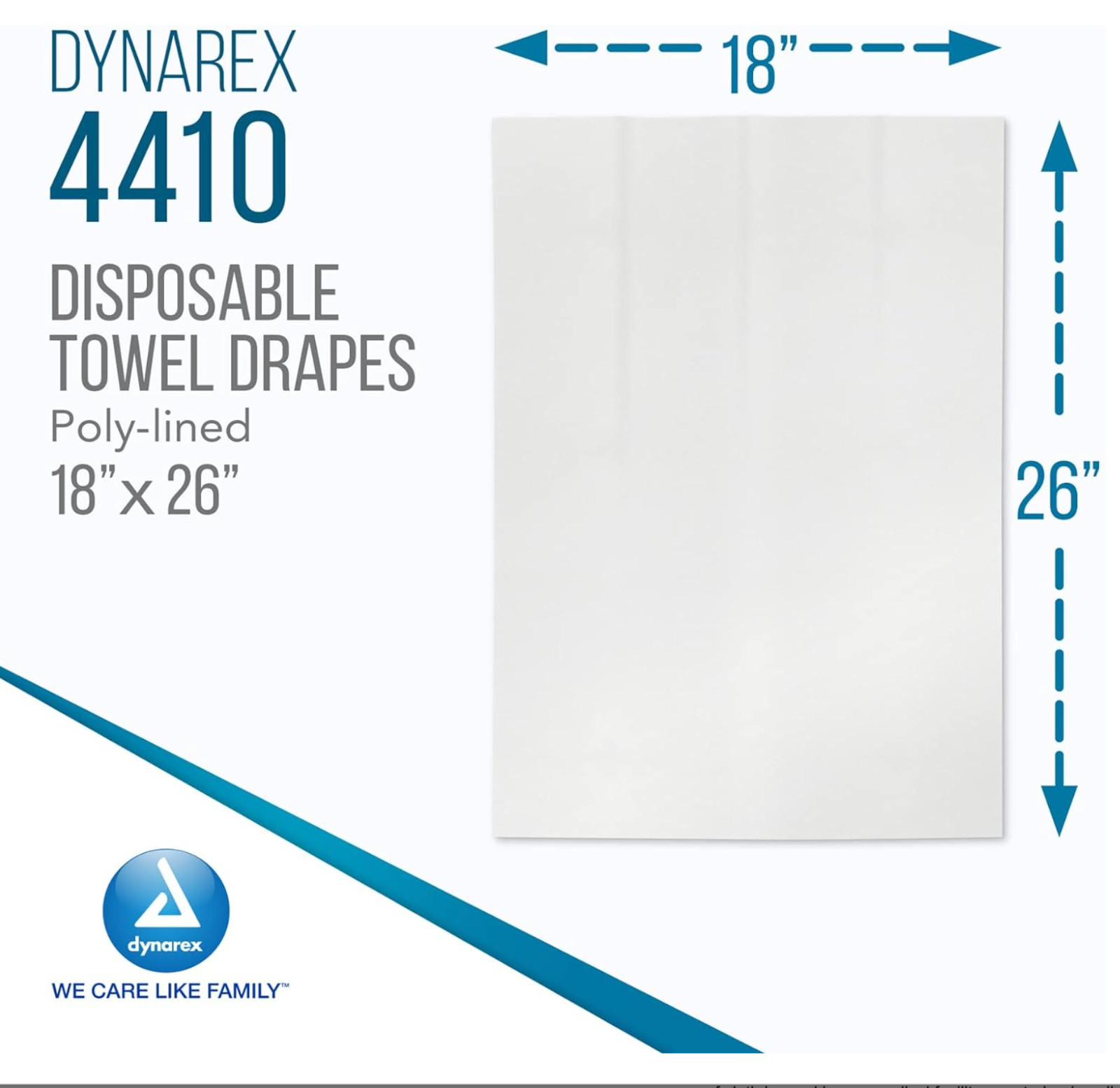 Dynarex General Purpose Towel Drape Sterile 18 W X 26 L Case of 50 / Code 4410_0