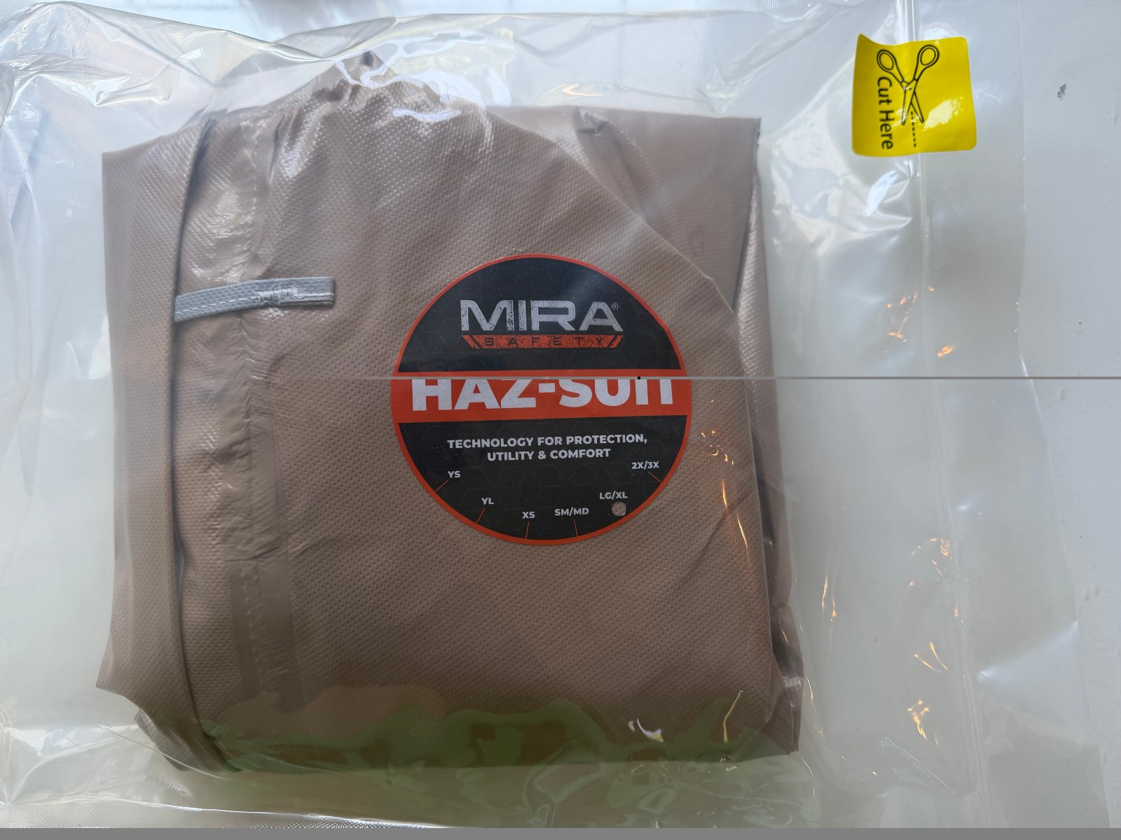MIRA Safety HAZ-SUIT, New, Factory SEALED! L/XL