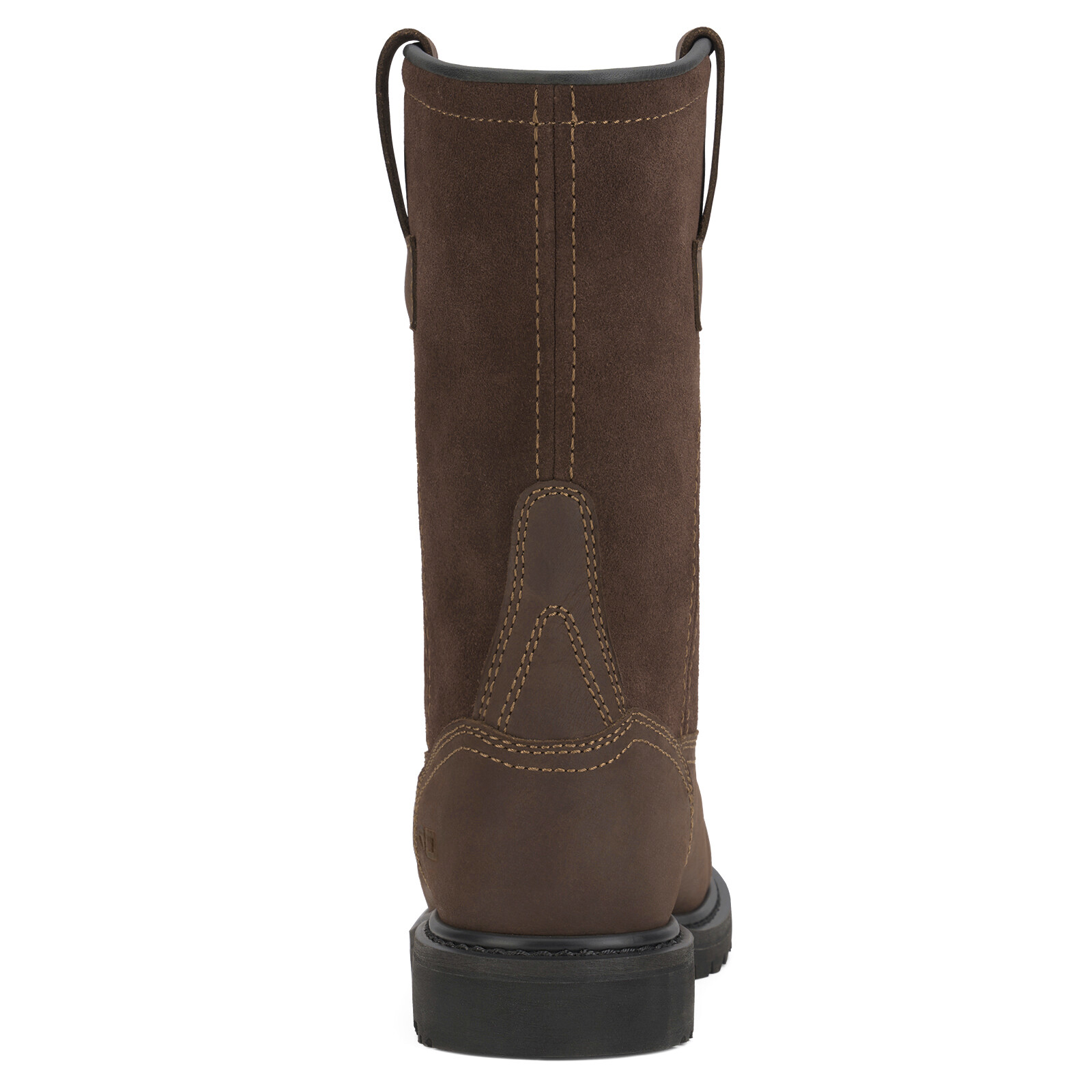 HISEA NINGO Men Steel/Soft Toe Wellington Work Boots Leather Western Cowboy Boot