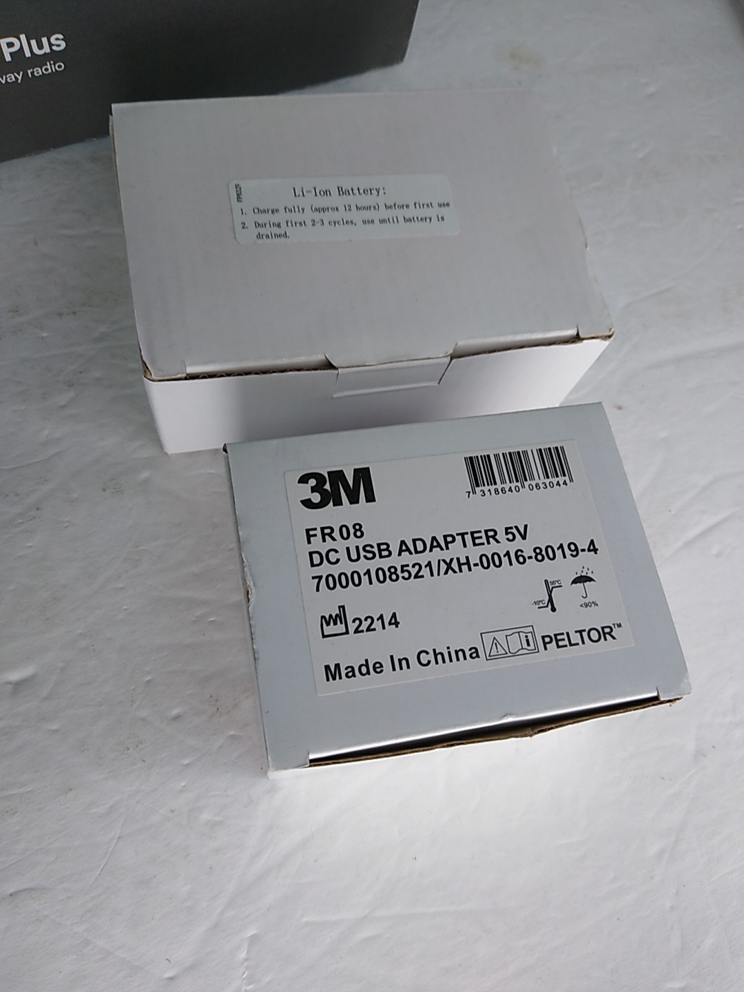OPEN BOX 3M Peltor LiteCom Plus MT73H7A4610NA Hard Hat Headset