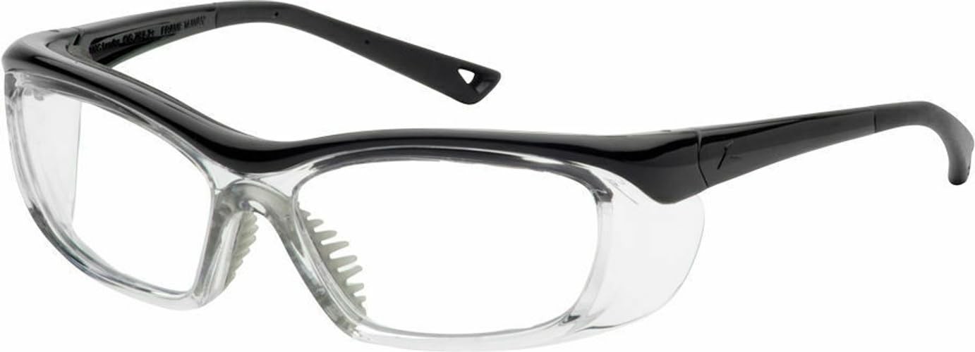 OnGuard Safety Eyewear OG 220S Nylon Frames Goggles Black / Clear 58mm-15mm-1…