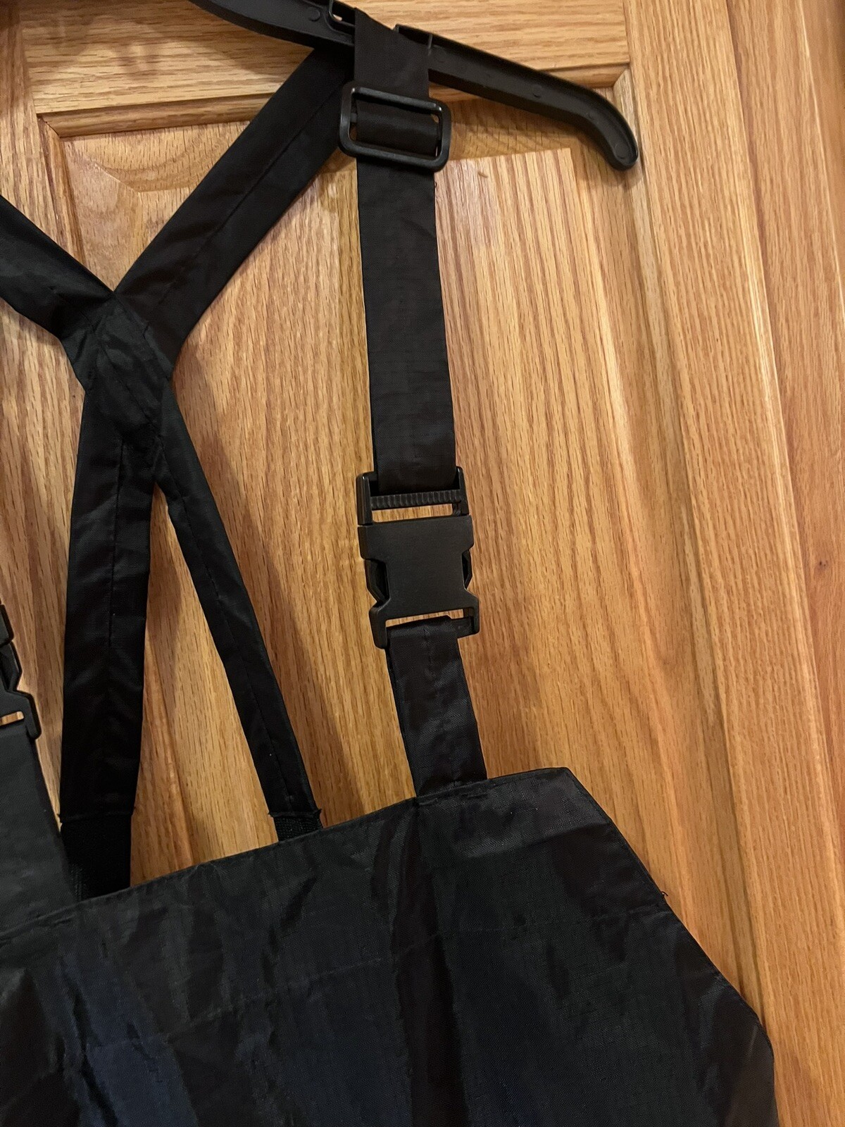 Viking Open Road Black Rain Bib Overall Windproof Waterproof RIP-STOP 150D Large