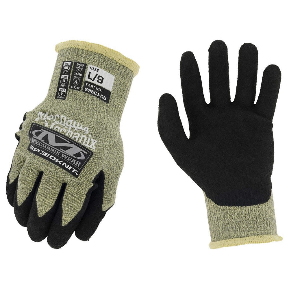 MECHANIX WEAR S35CJ-06-011 SpeedKnit(TM),Glove,Aramid,Size 11,11,PR 803JD4