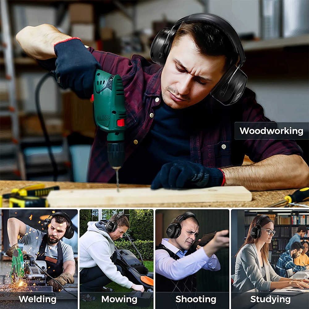Mpow 035 Noise Reduction Headphones For Shooting, Hearing Protection Earmuffs