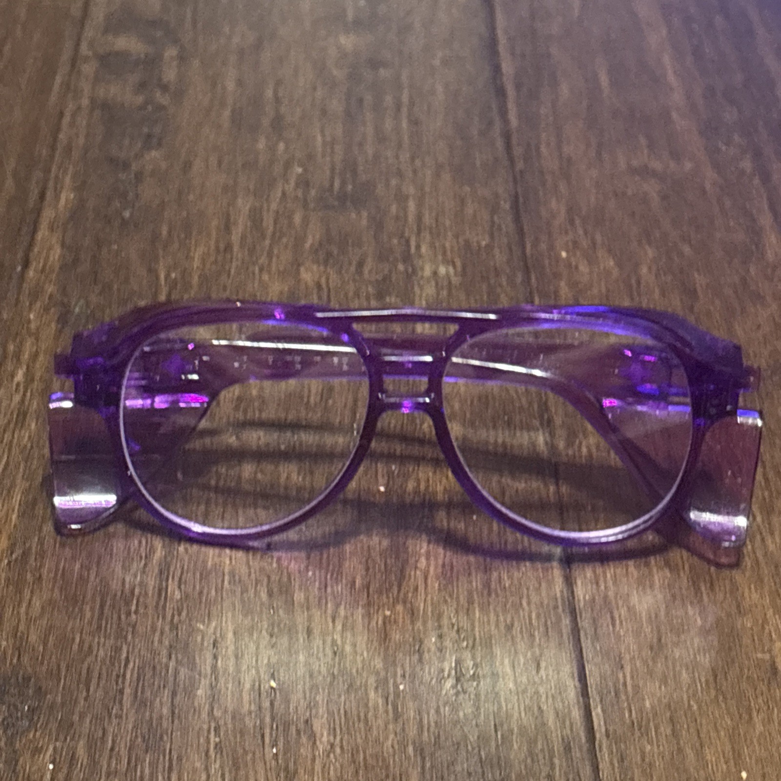 Rare American Optical Aerosite Purple Aviator Glasses