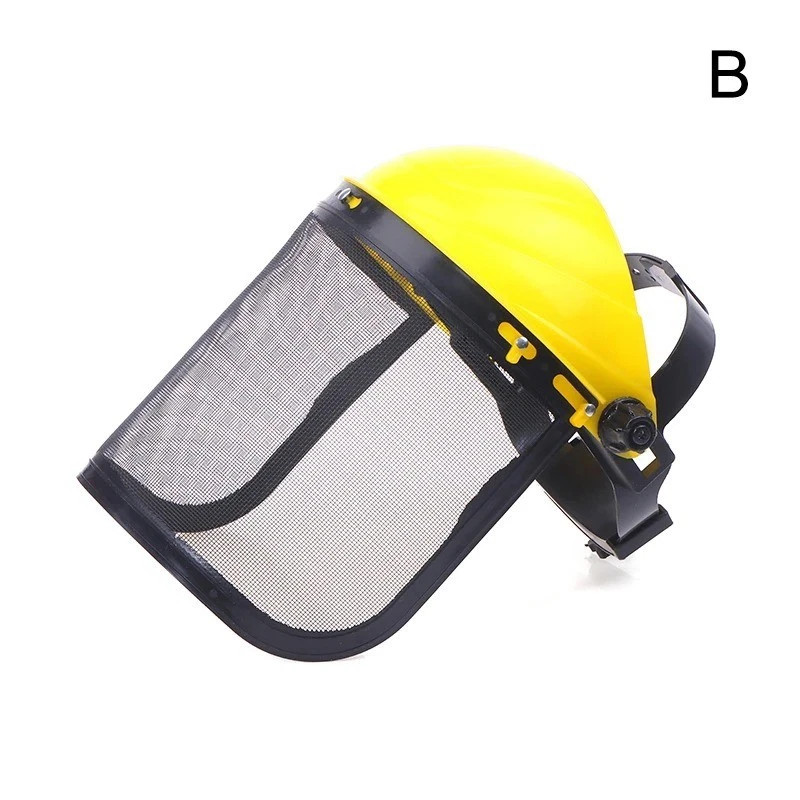Face Mask Shield & Mesh Safety Visor Use With Chainsaws, Brushcutters, Strimmers