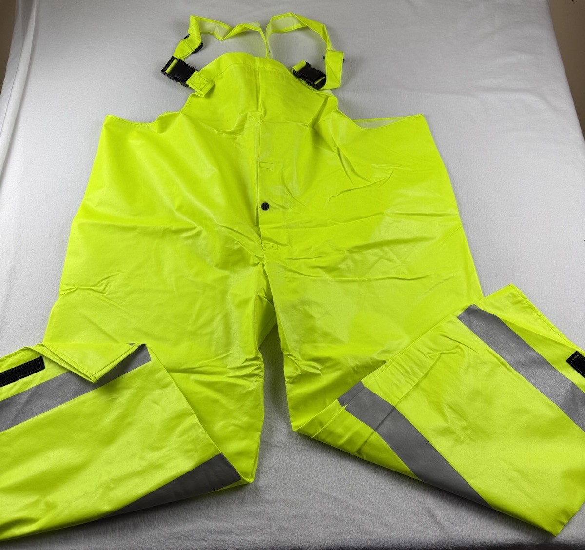 Nasco ArcLite HiVis Bibs 1501TFY 2XL ANSI 107 Class E, Level 2, USA